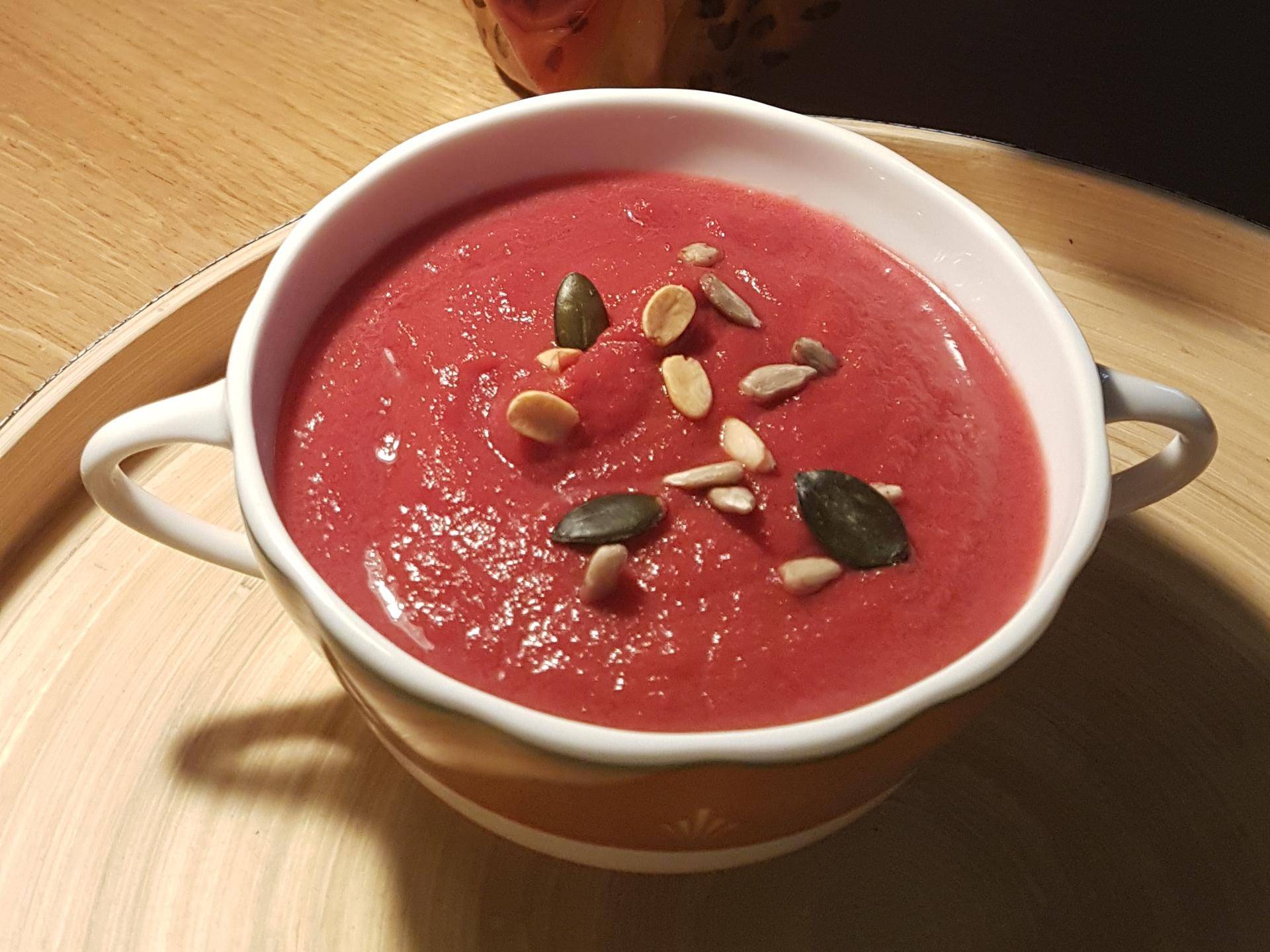 Velouté betteraves et chou-fleur - Recepten Companion Connect XL | Moulinex