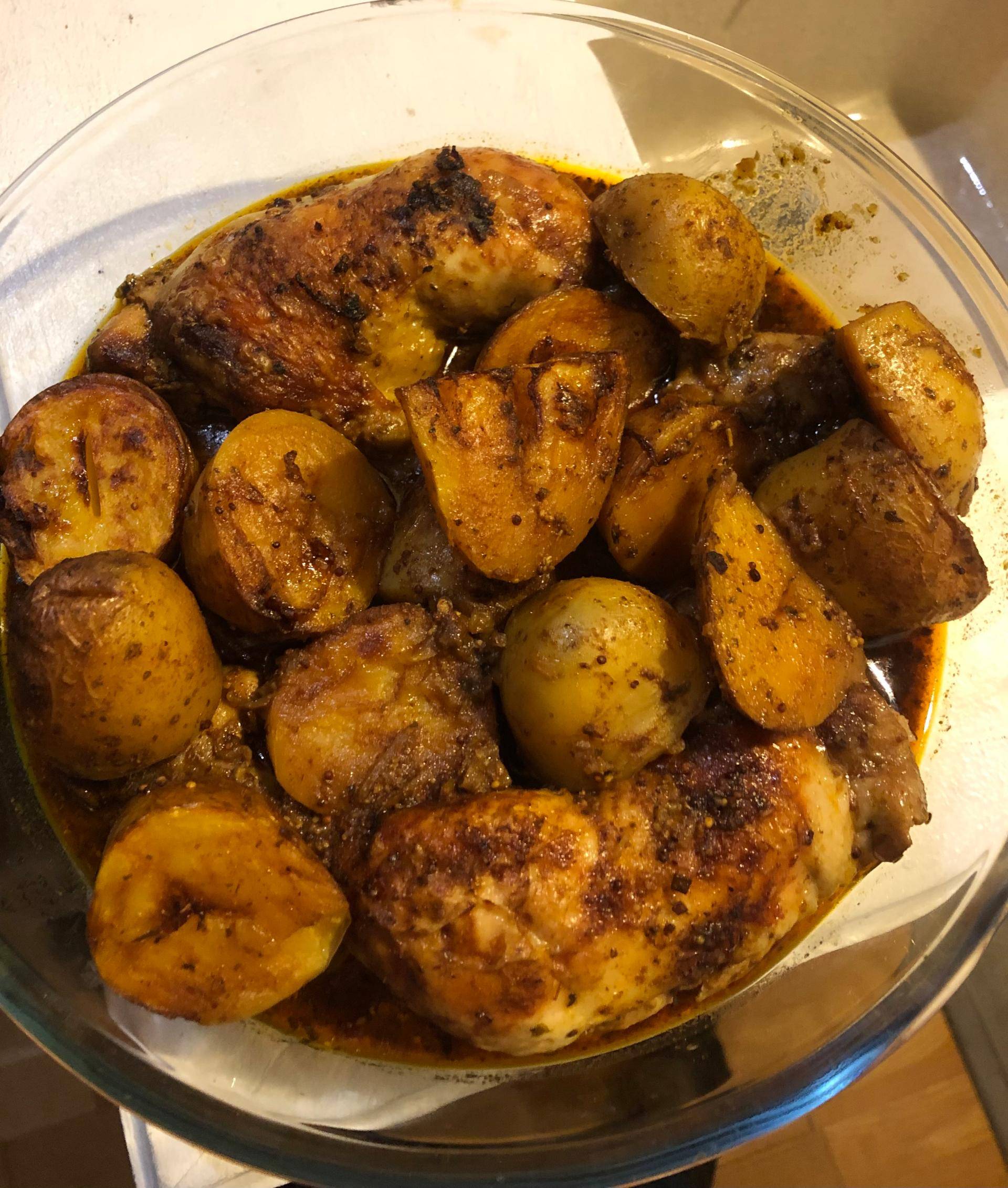 Poulet rôti et pomme de terre - Recepten Cookeo | Moulinex