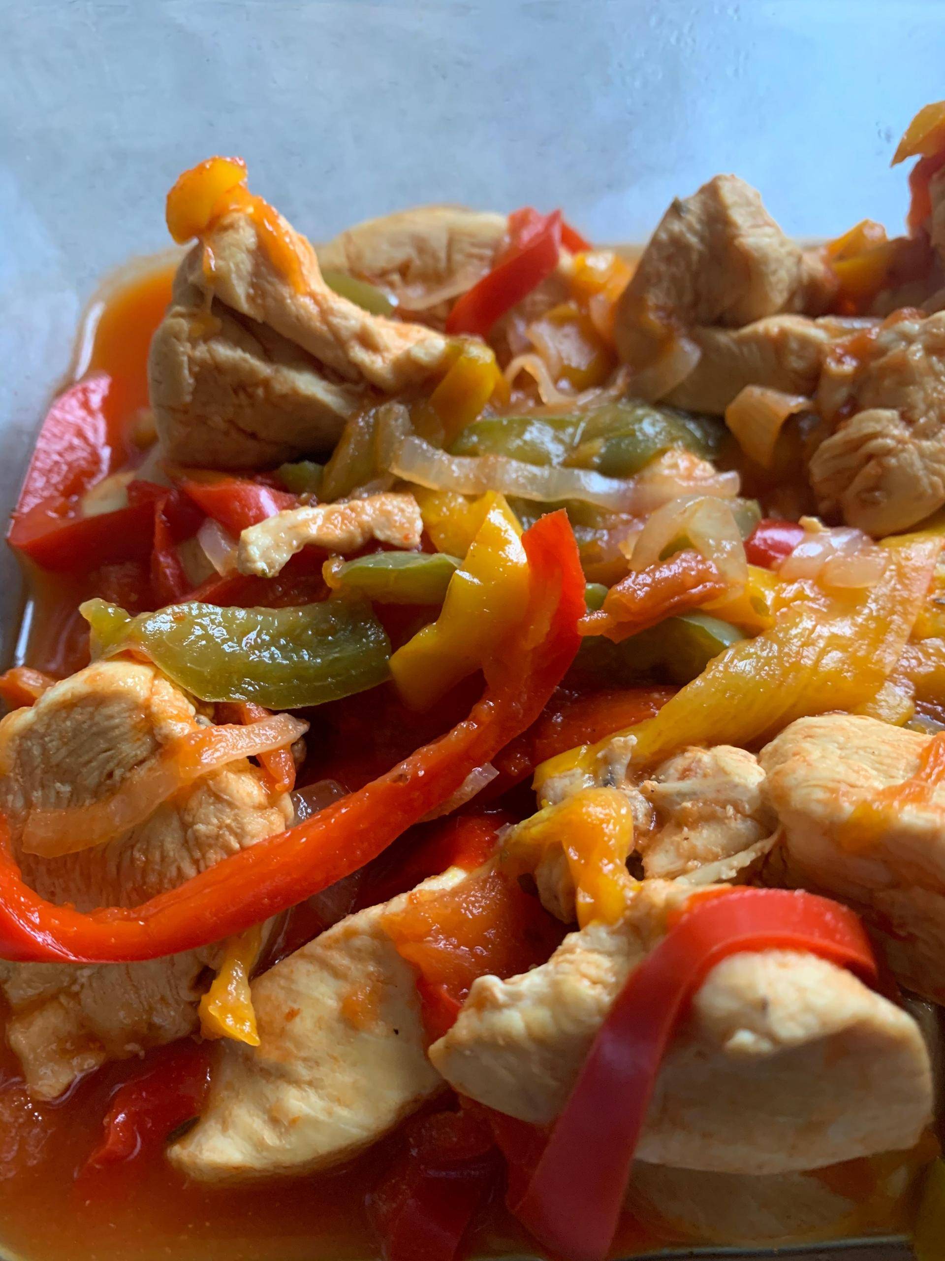 Poulet basquaise sans alcool - Recepten Cookeo V3 | Moulinex