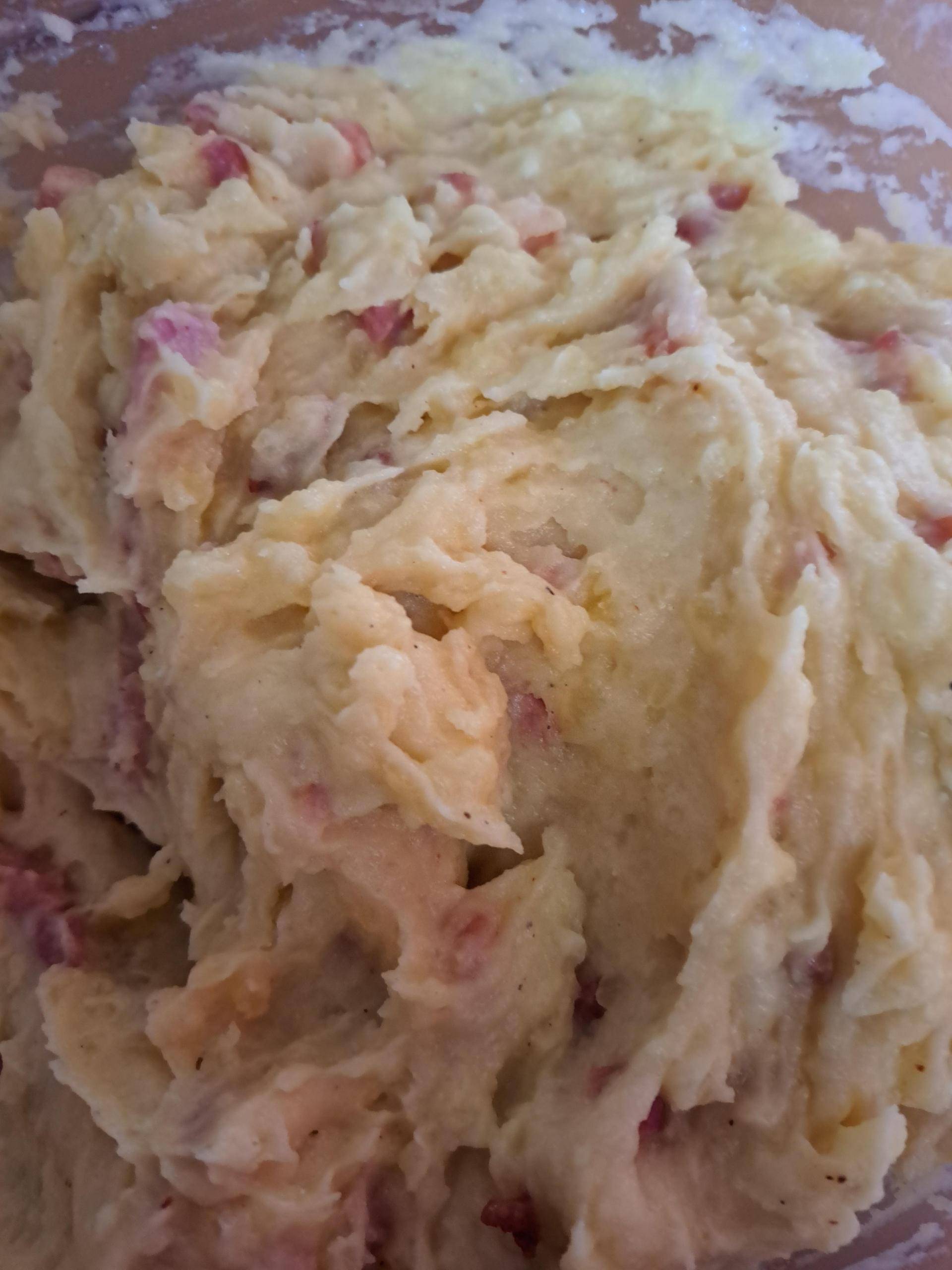 Purée de pommes de terre camembert et lardons - Recepten Cookeo | Moulinex