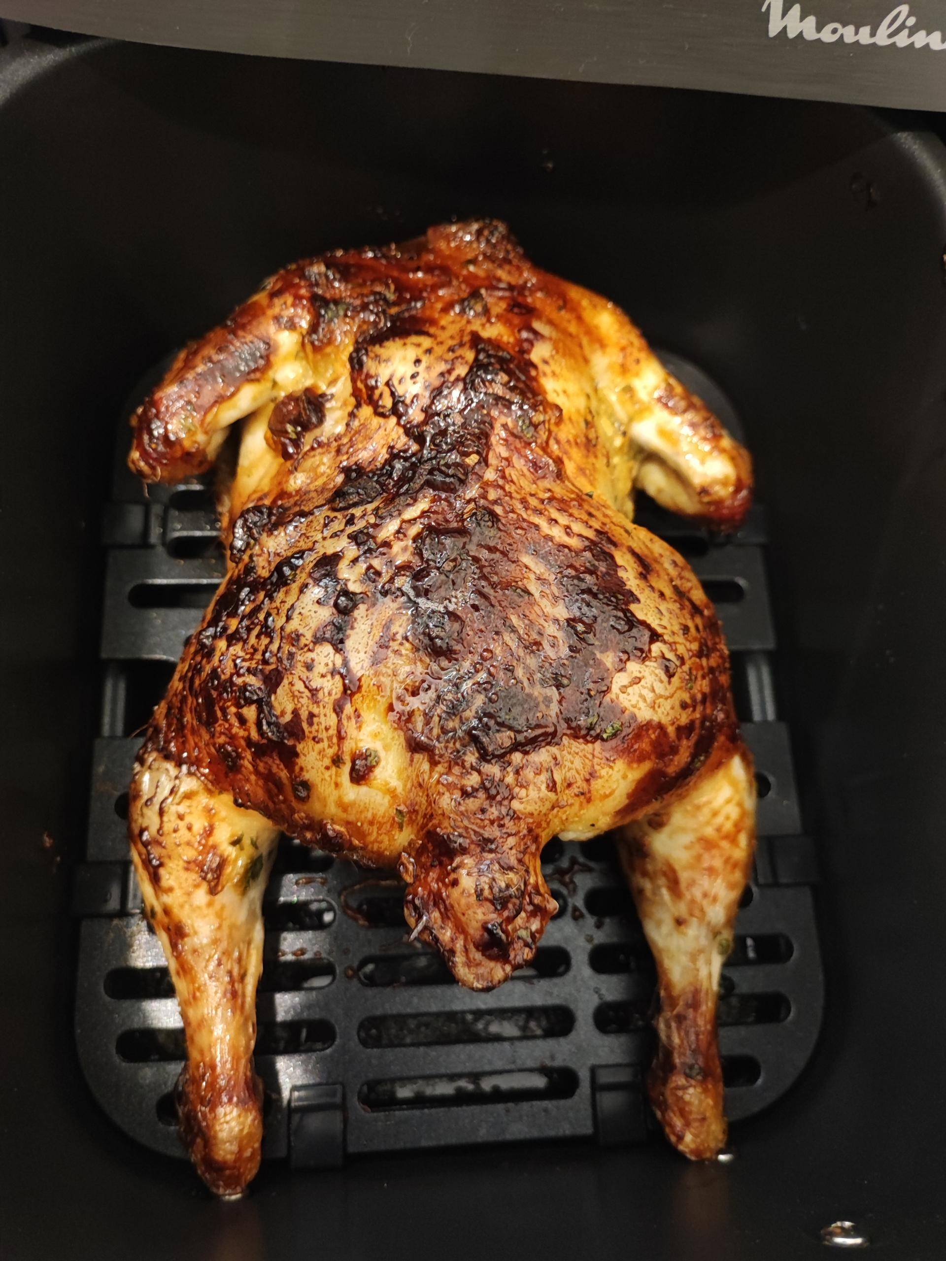 Poulet entier a la moutarde au miel - Recepten Dual EasyFry | Moulinex