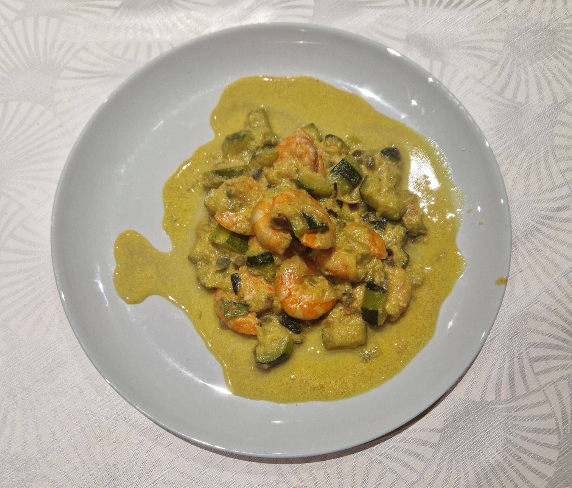 Crevettes au curry, courgettes - Recette Cookeo V3 | Moulinex