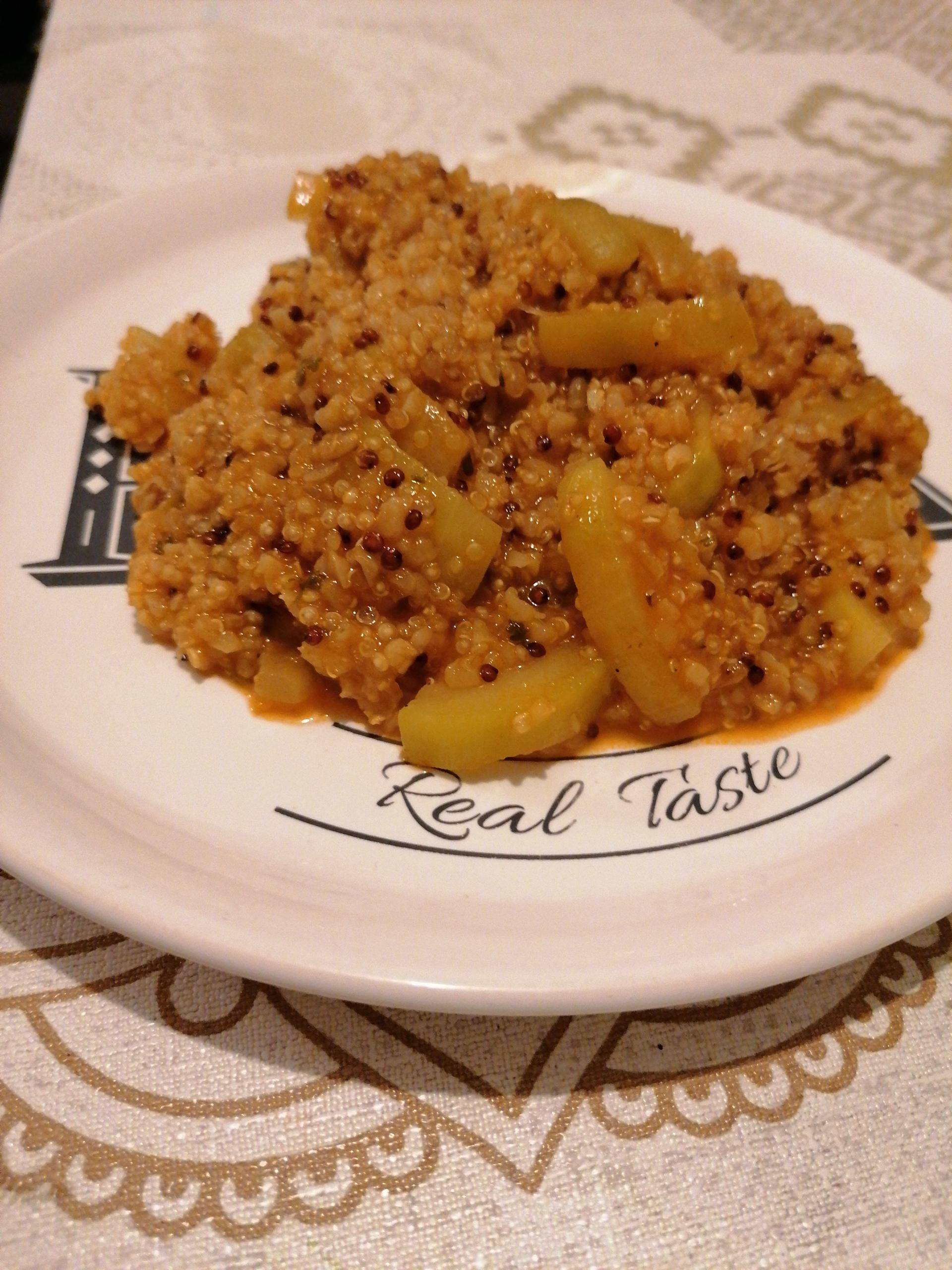 Quinoa façon risotto courgette tomate - Recepten Cookeo | Moulinex