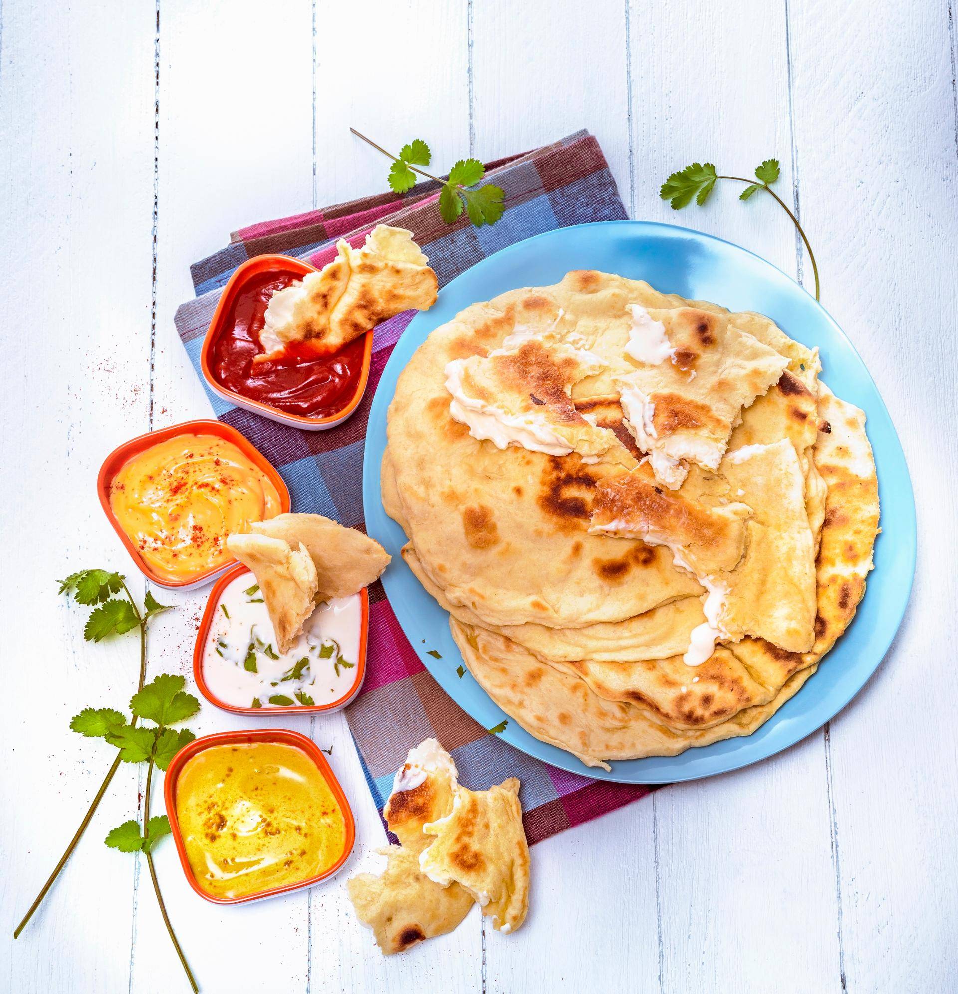 Cheese naan au fromage fondu - Recepten Companion | Moulinex