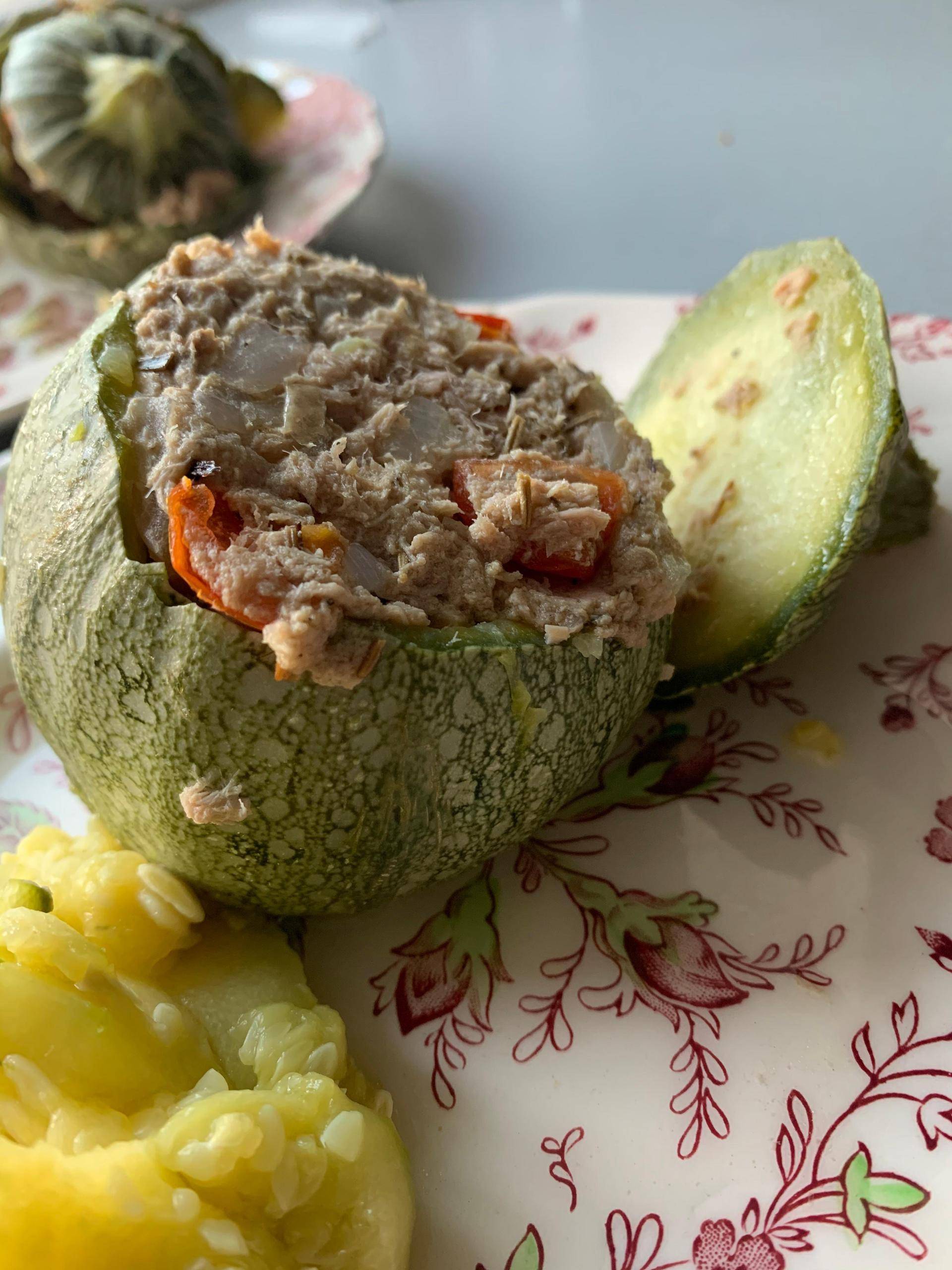 Courgettes farcies au thon tomate - Recepten Cookeo | Moulinex