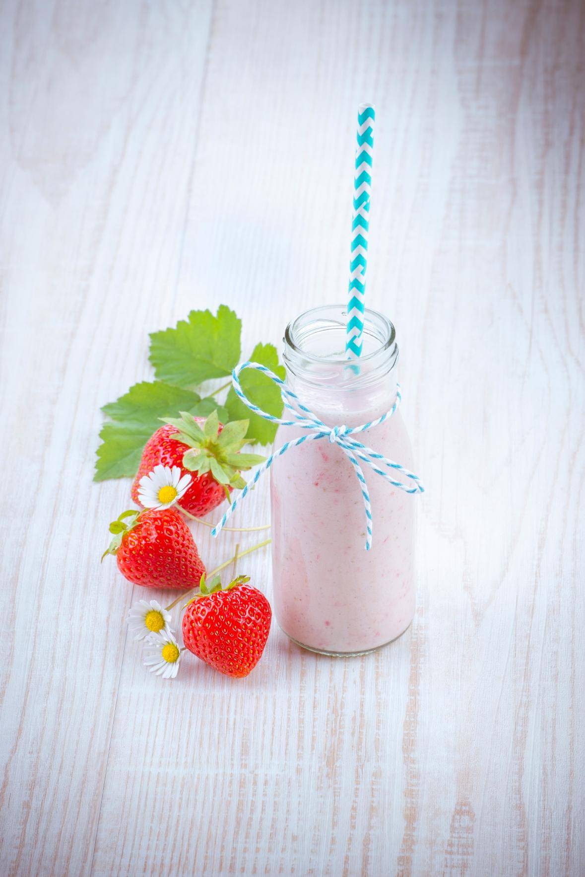Milkshake fraises-vanille - Recette undefined | Moulinex
