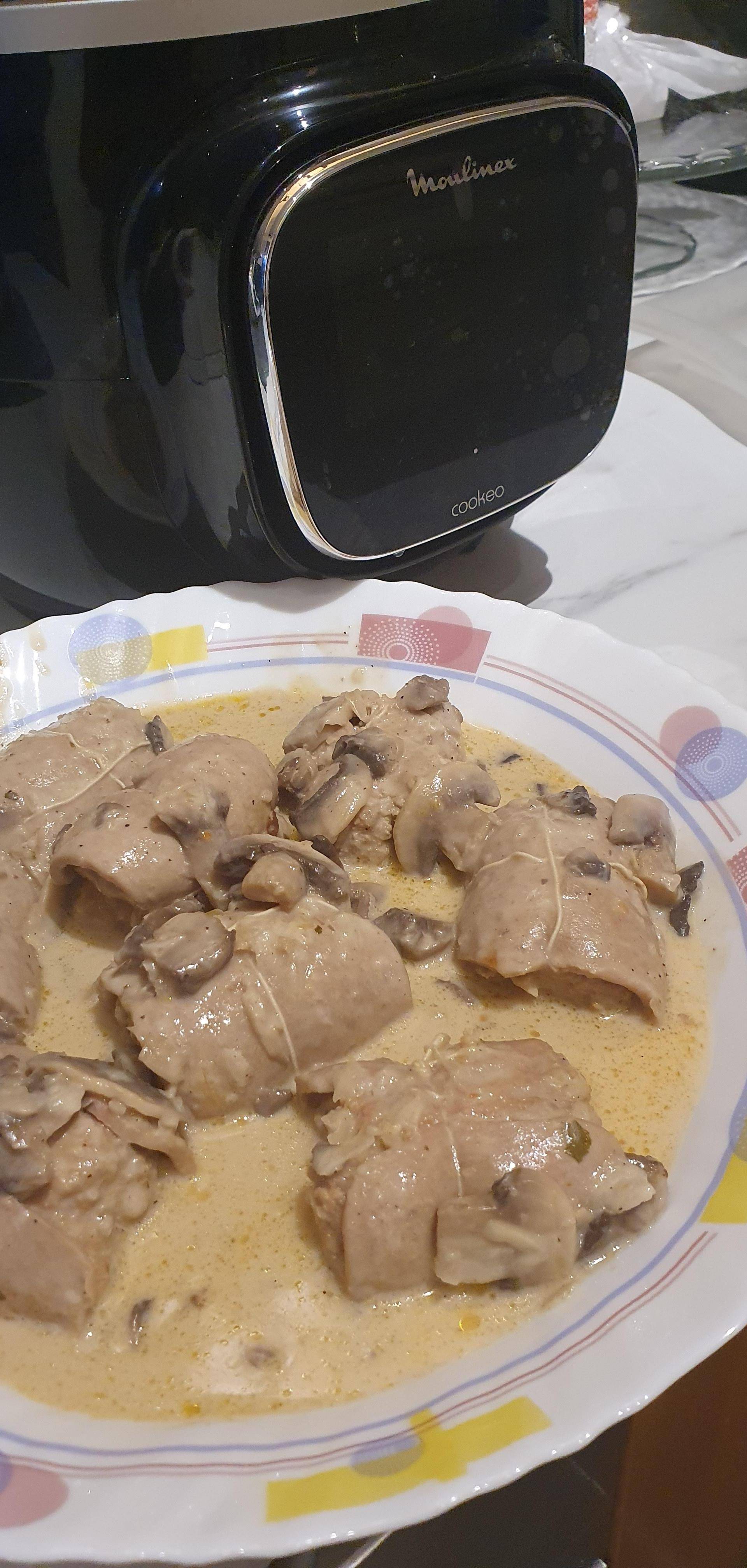 Paupiettes de veau aux champignons - Recette Cookeo V3 | Moulinex