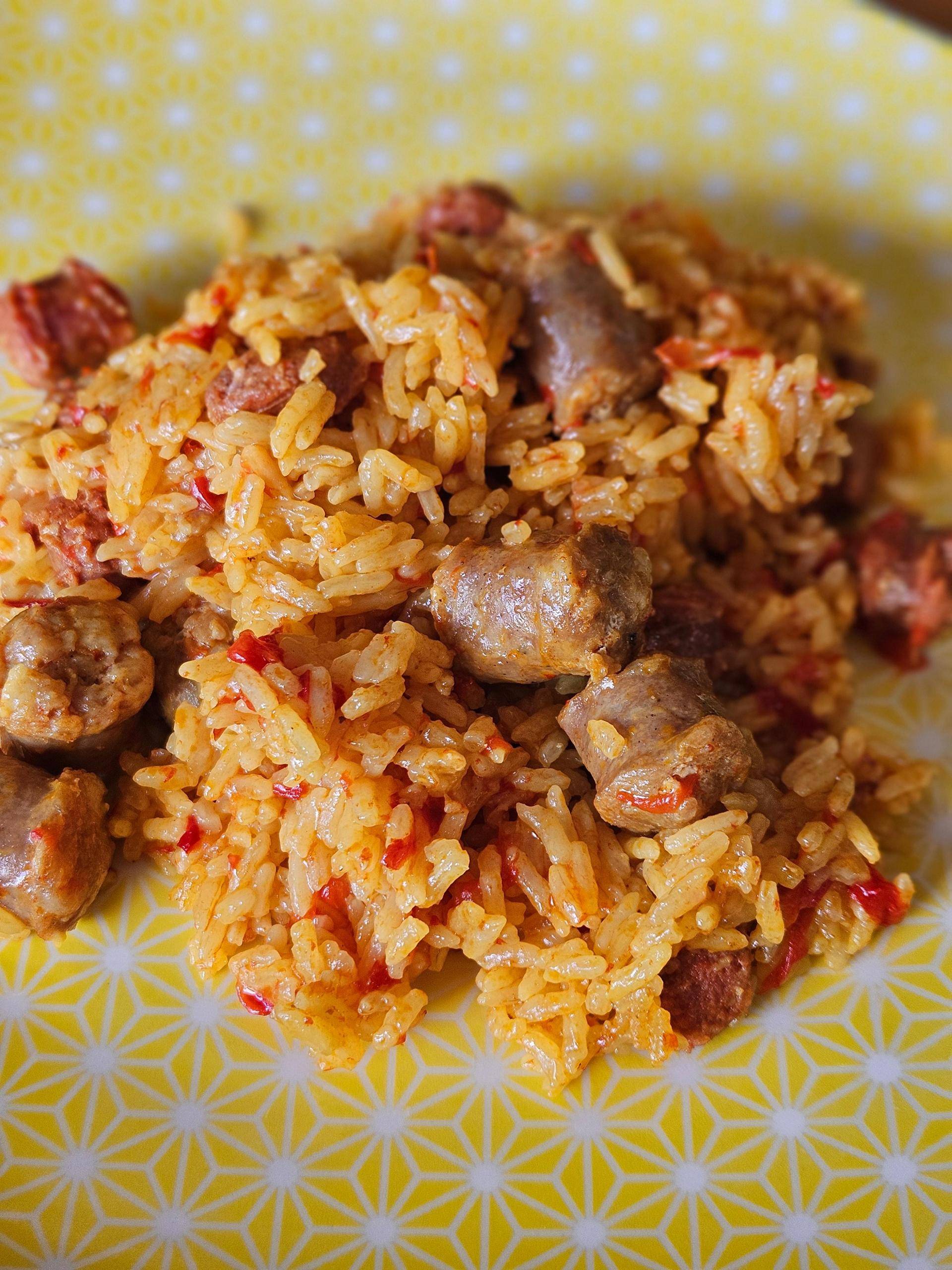 Riz safrané saucisses merguez - Recette Cookeo V3 | Moulinex