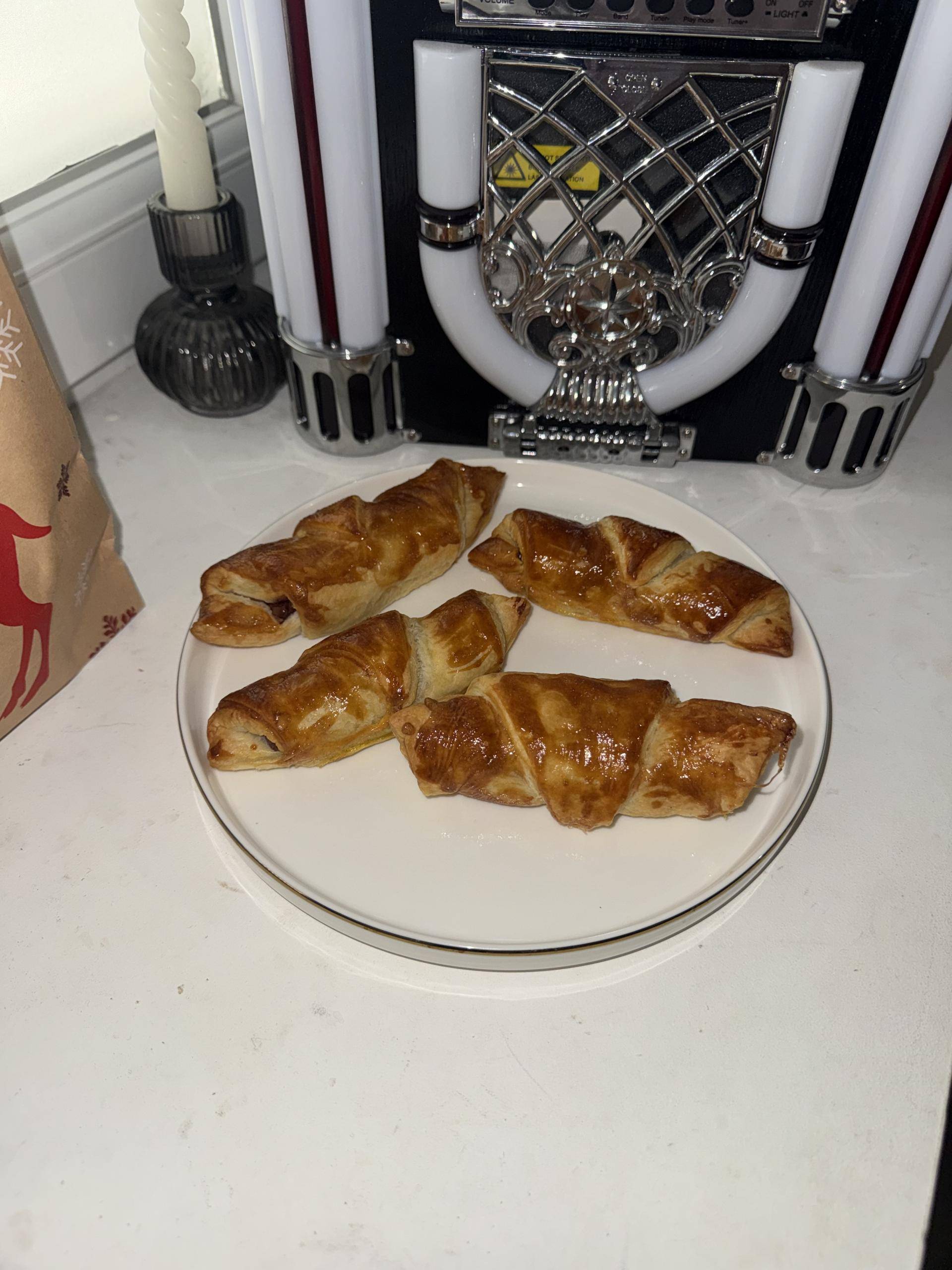 Croissant au chocolat ( ou Nutella ) - Recette Easy Fry Mega | Moulinex