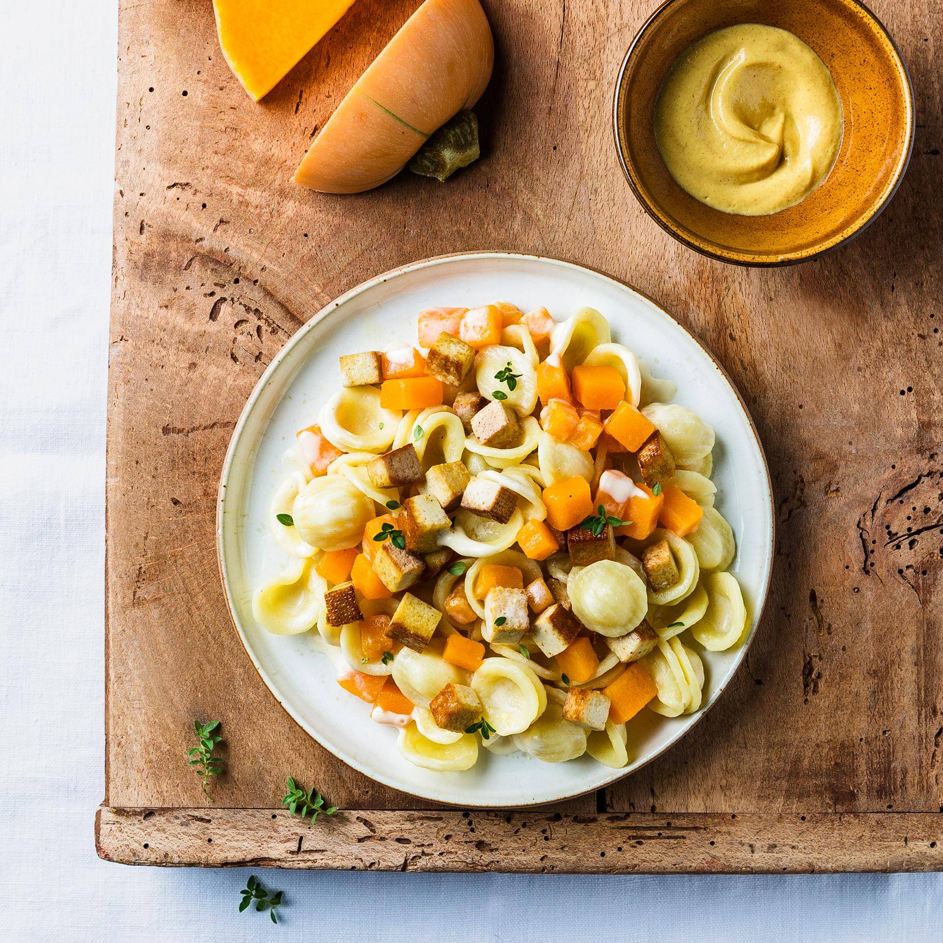 Orecchiette butternut tofu - Recette Cookeo | Moulinex