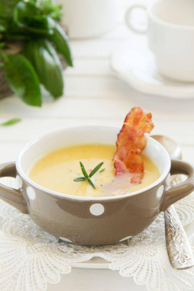 Velouté de lentilles au lard - Recepten Perfectmix Cook | Moulinex