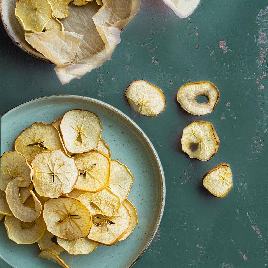 Gedroogde appelschijfjes - Recepten Easy Fry XL Surface | Moulinex