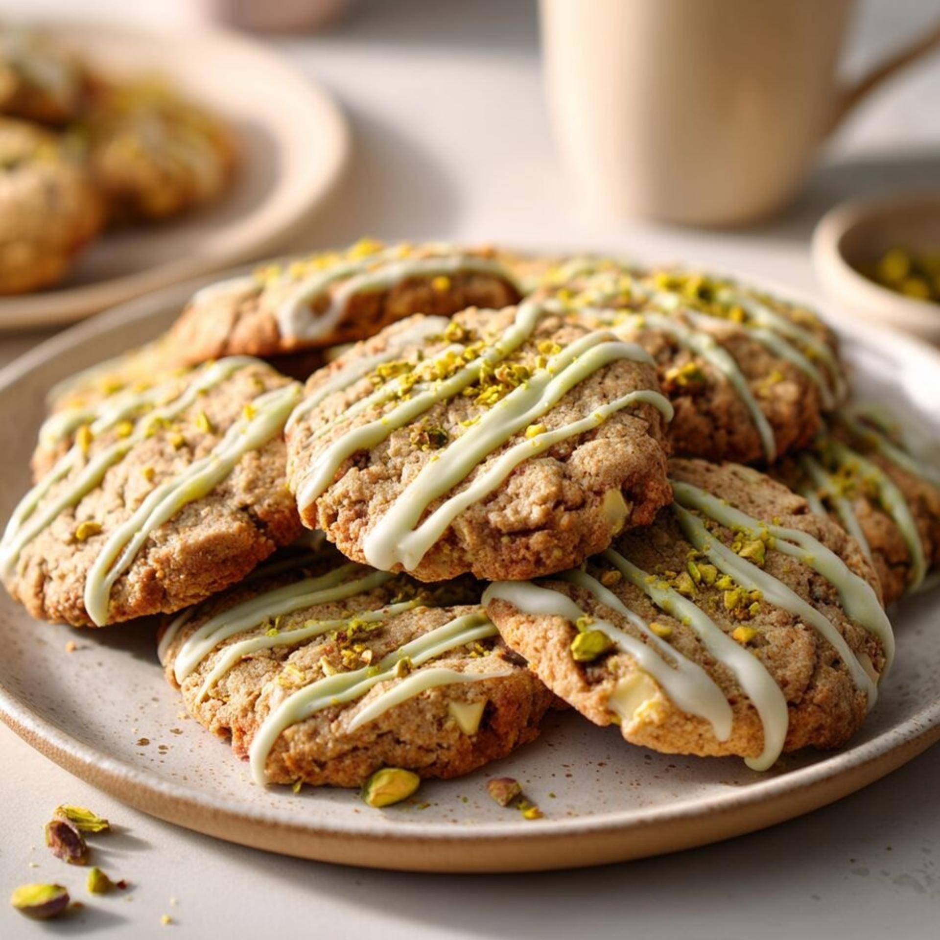 Cookies pistache chocolat blanc - Recette BAKE PARTNER | Moulinex