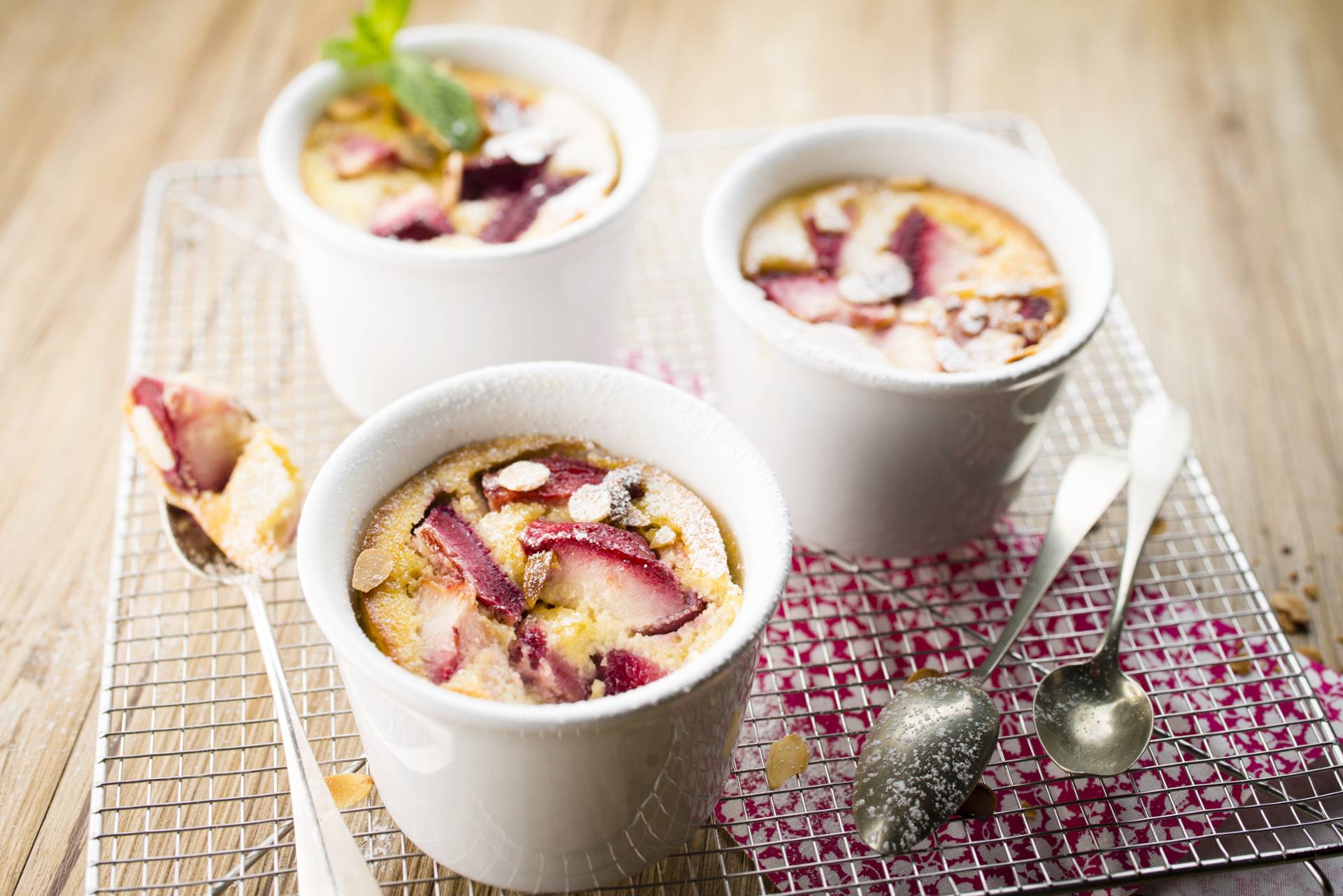 Clafoutis met perzik en amandel - Recepten Cookeo | Moulinex