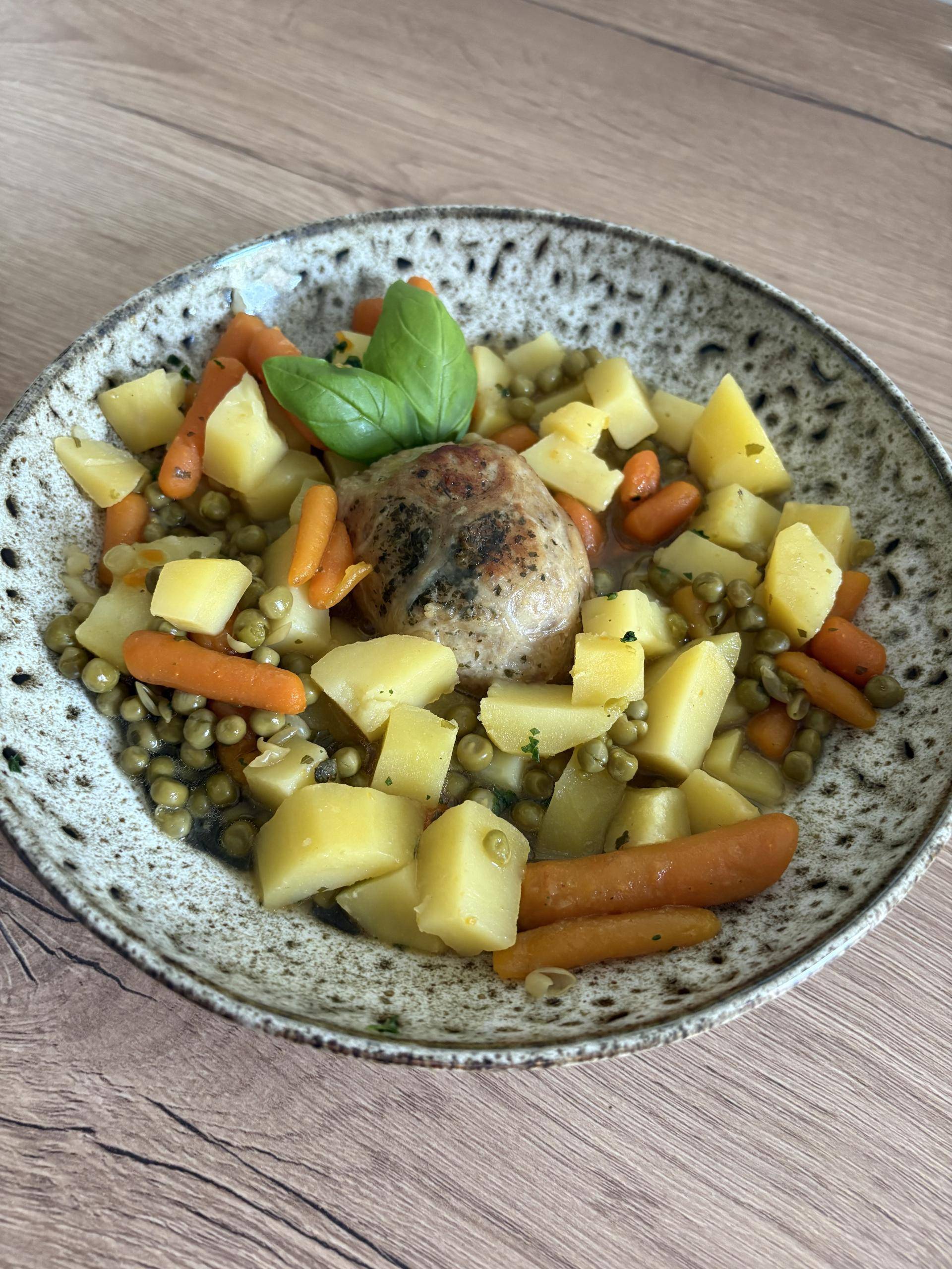 Crépinettes pommes de terre et petit pois carottes - Recette Cookeo | Moulinex