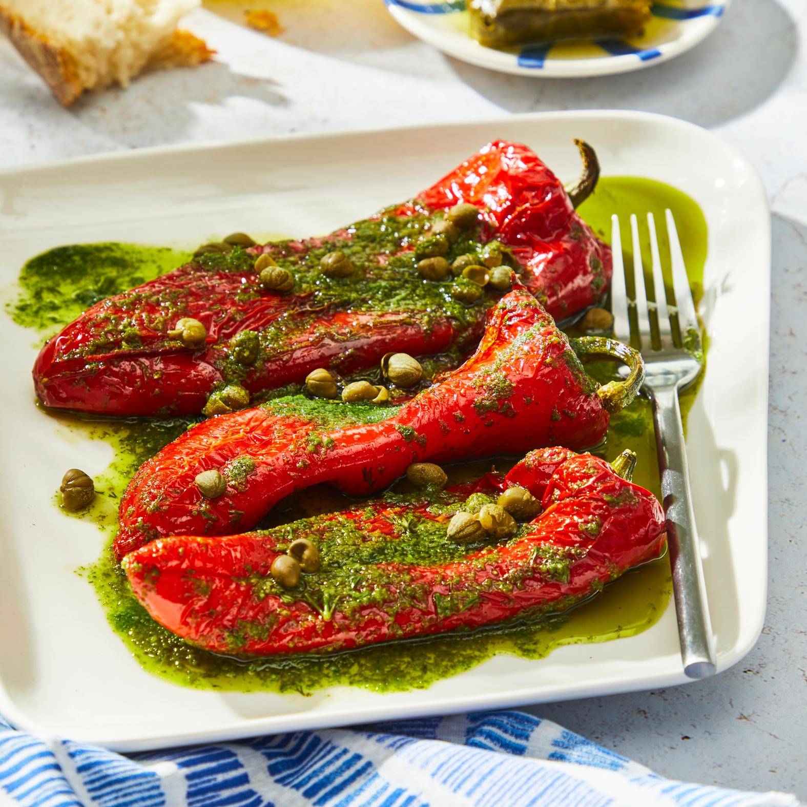 Gemarineerde paprika's - Recepten EASY FRY & GRILL 2 in 1 MECHANICAL | Moulinex