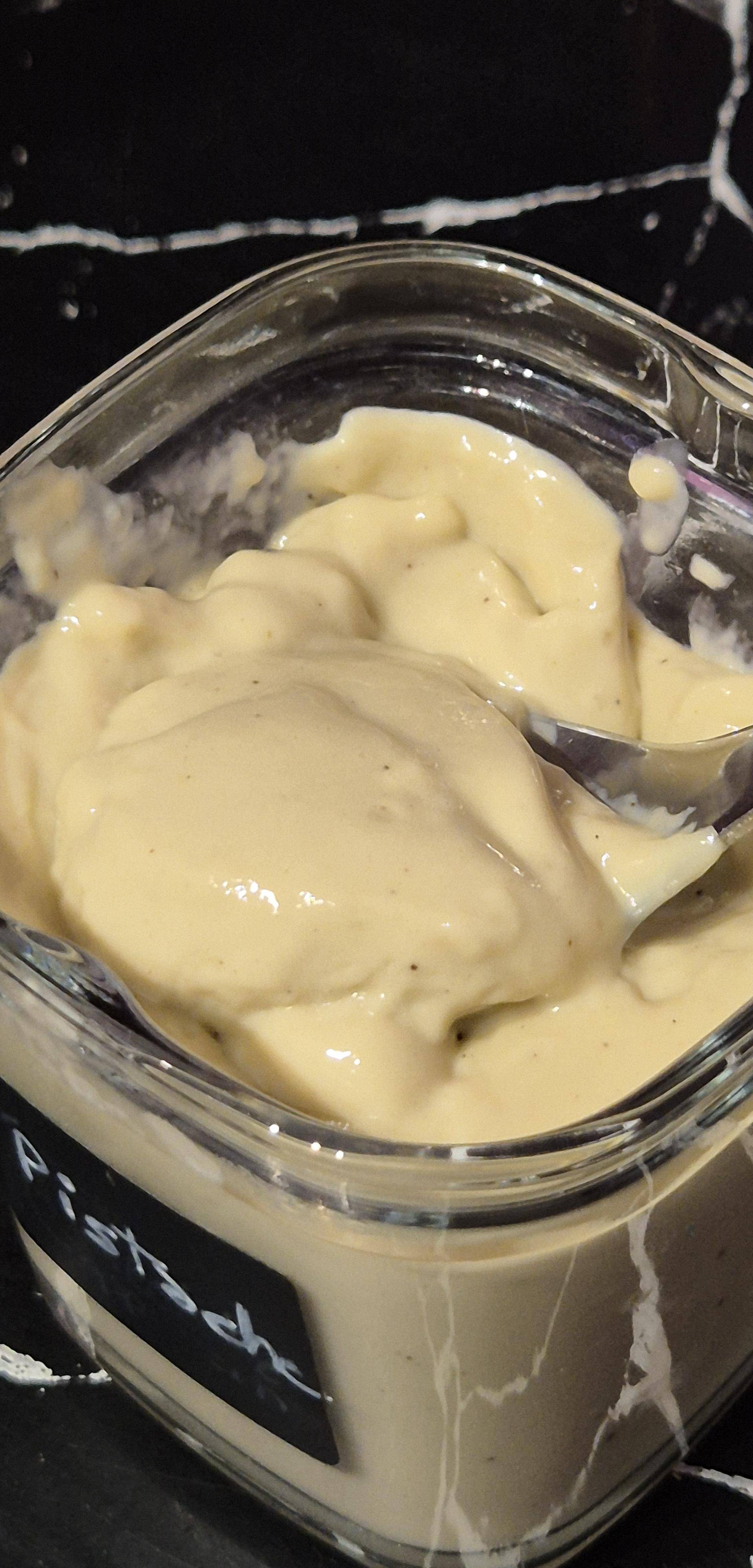 Crèmes desserts pistache type la Laitière - Recette Cookeo Infinity Autostir | Moulinex