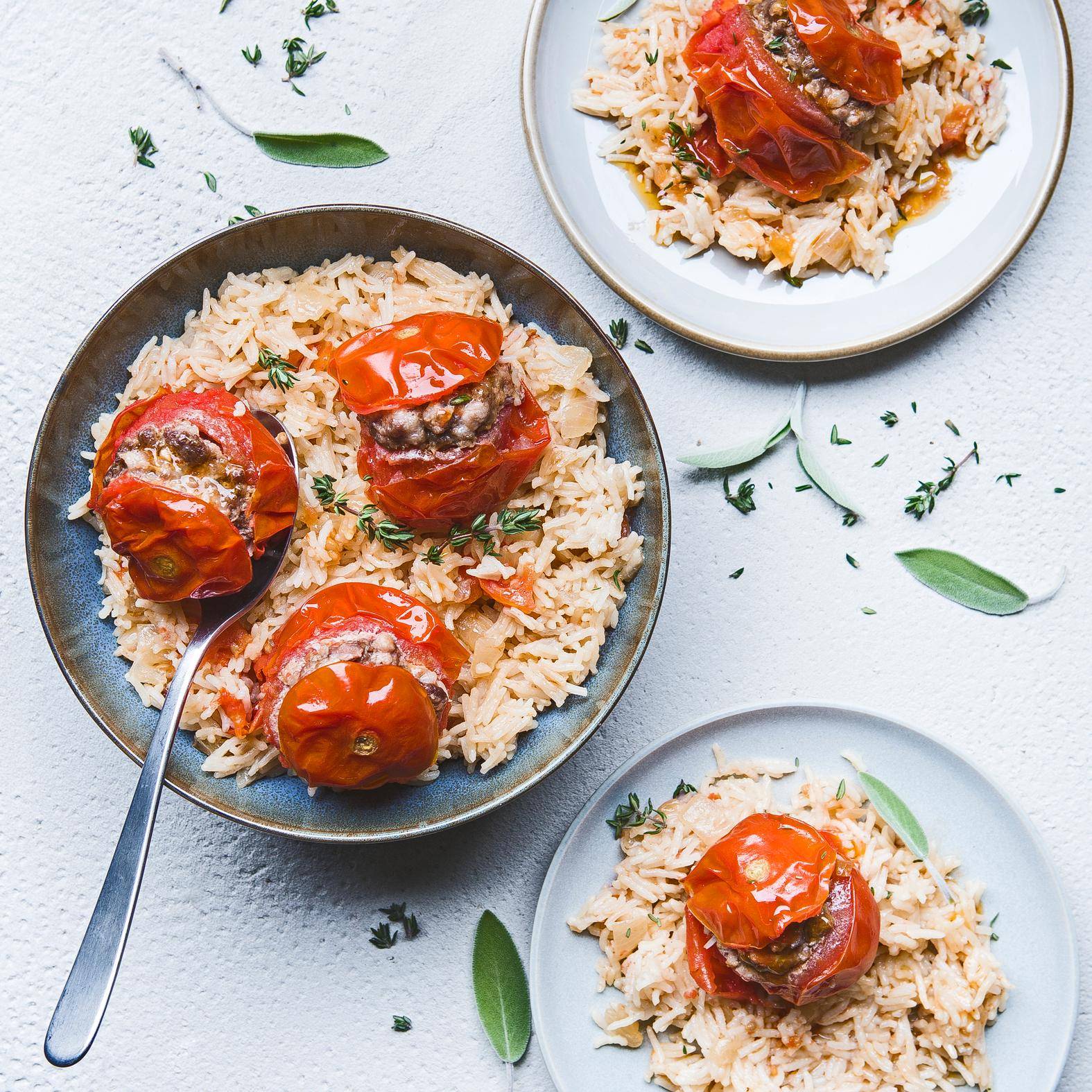 Tomates farcies - Recette EASY FRY & GRILL 2 in 1 DIGITAL | Moulinex