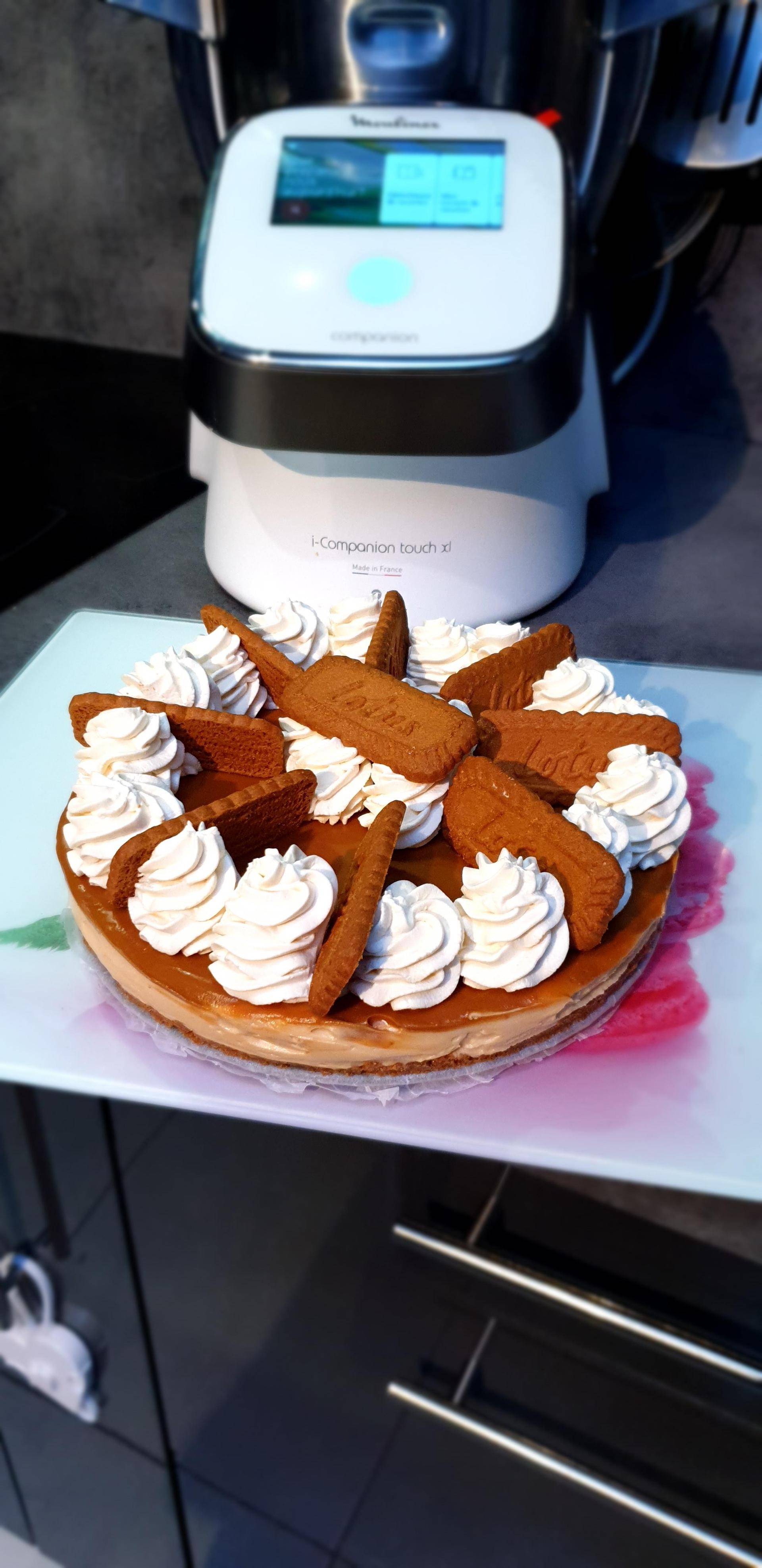 Cheesecake Speculos sans cuisson et sans gelatine - Recepten Companion Connect XL | Moulinex