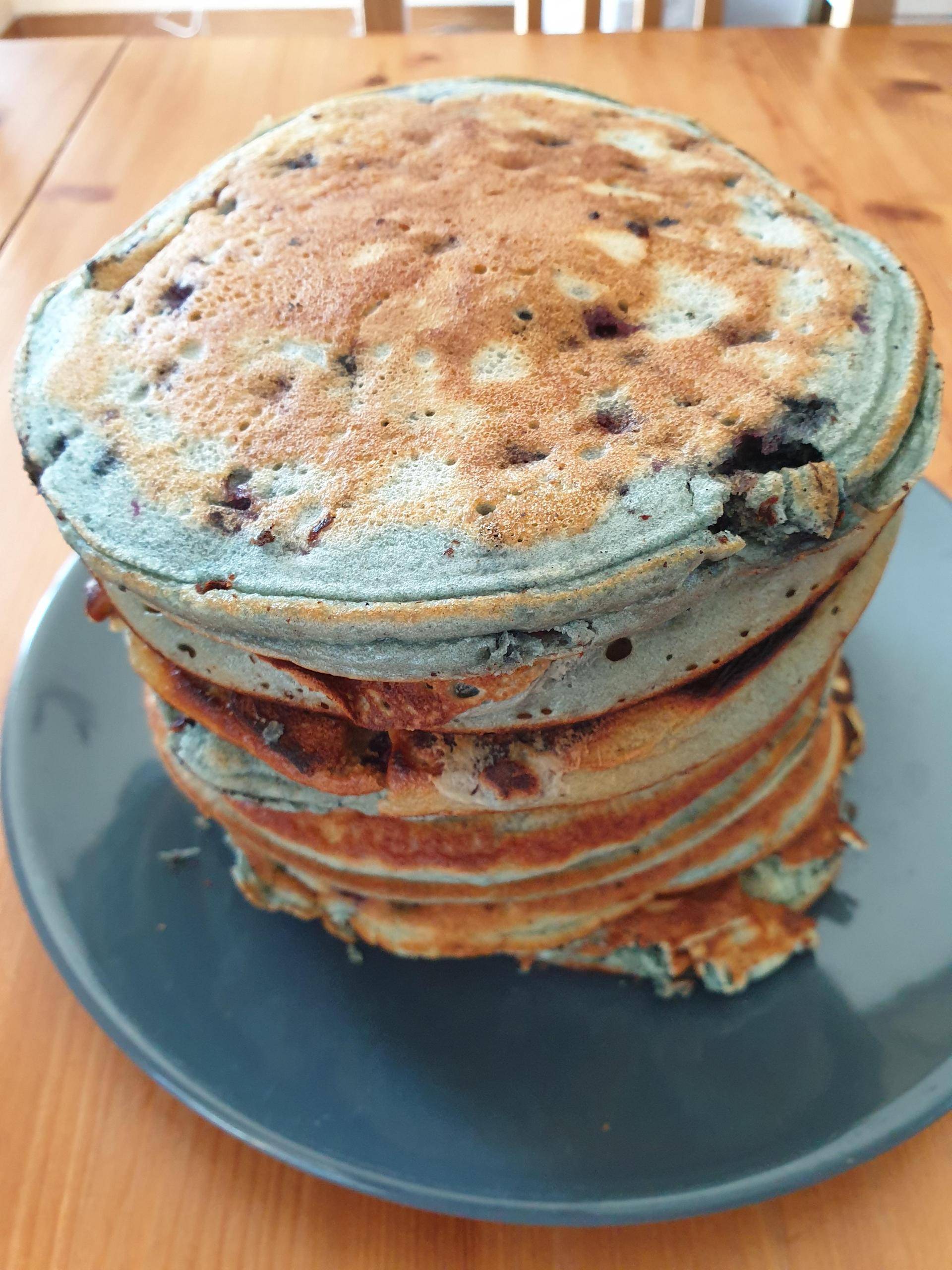 Maxi Pancakes aux myrtilles - Recette Companion Connect XL | Moulinex