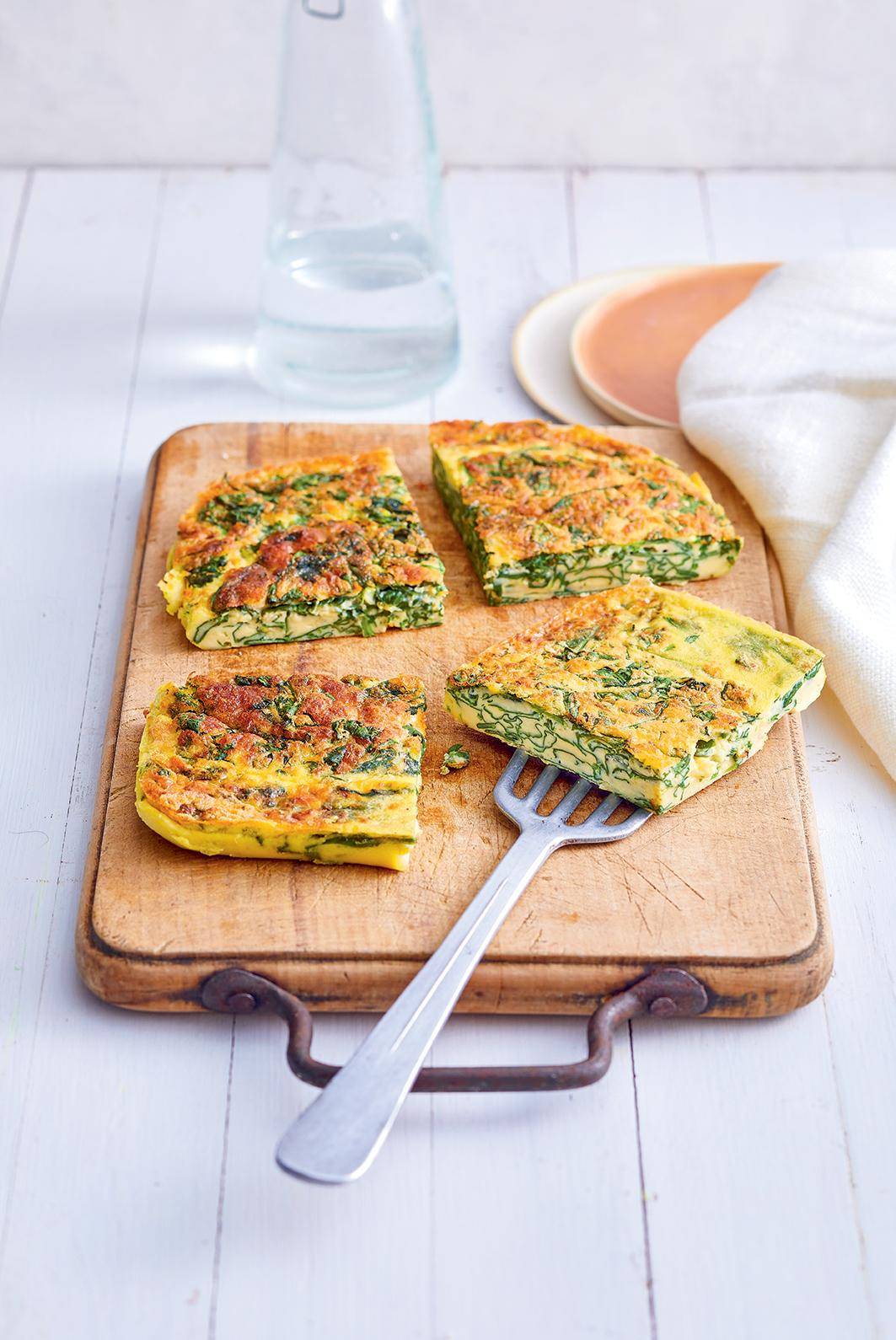 Frittata aux épinards - Recepten EASY FRY & GRILL 2 in 1 MECHANICAL | Moulinex