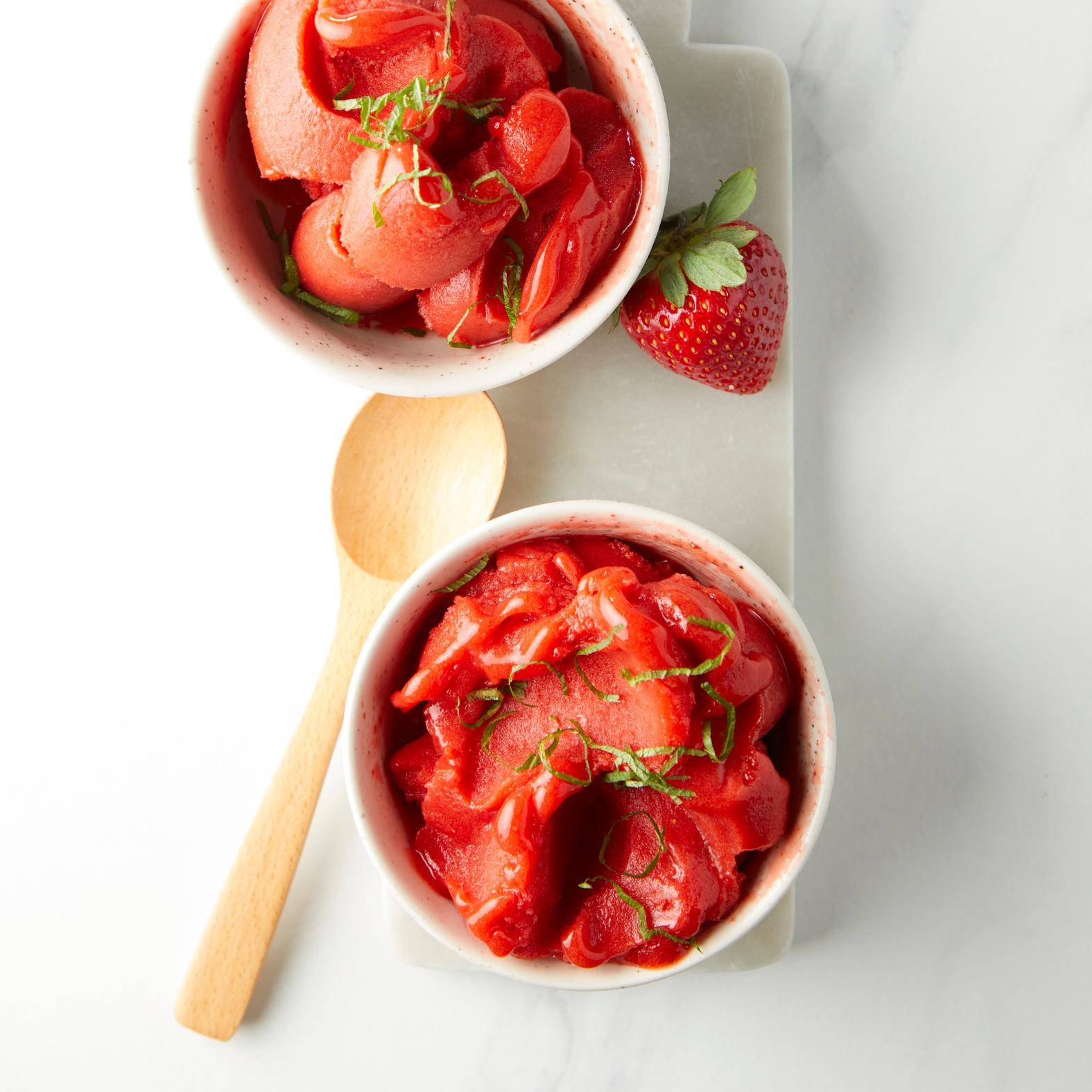 Sorbet à la fraise - Recepten Perfectmix Cook | Moulinex