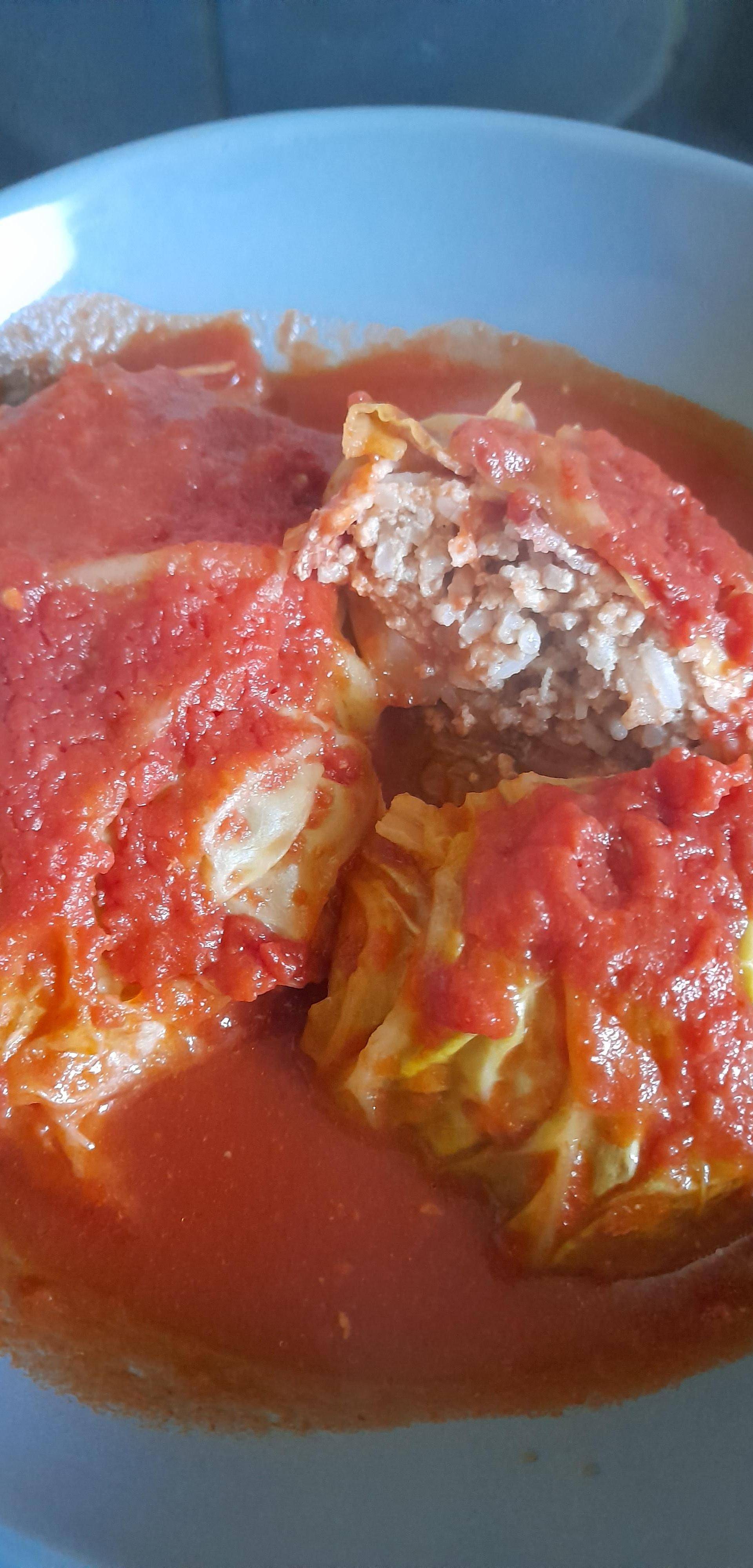 Paupiettes de chou à la viande hachée et sauce tomate 🍅 - Recette Cookeo | Moulinex