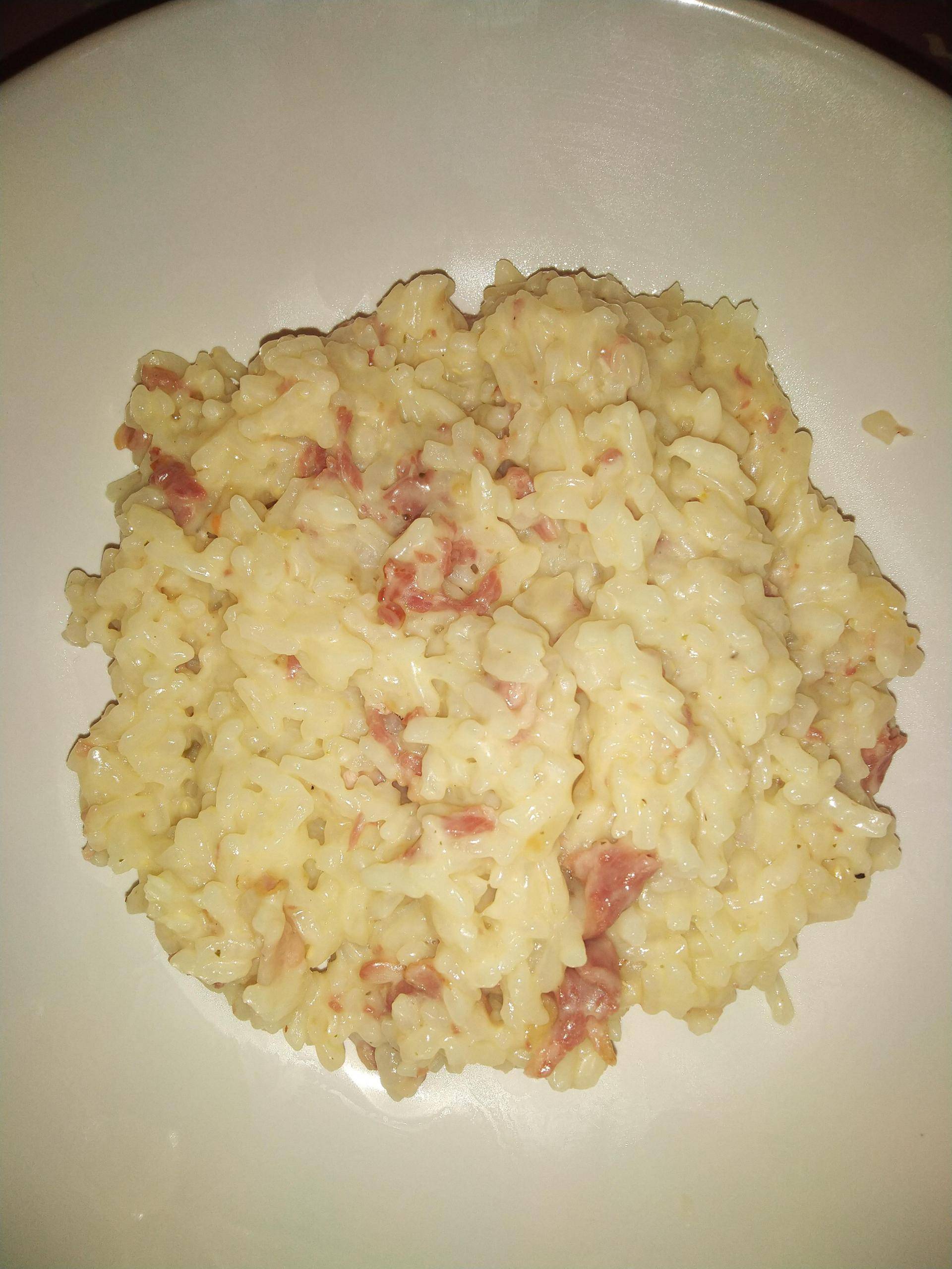 Risotto crémeux à la poitrine fumée - Recepten Cookeo | Moulinex