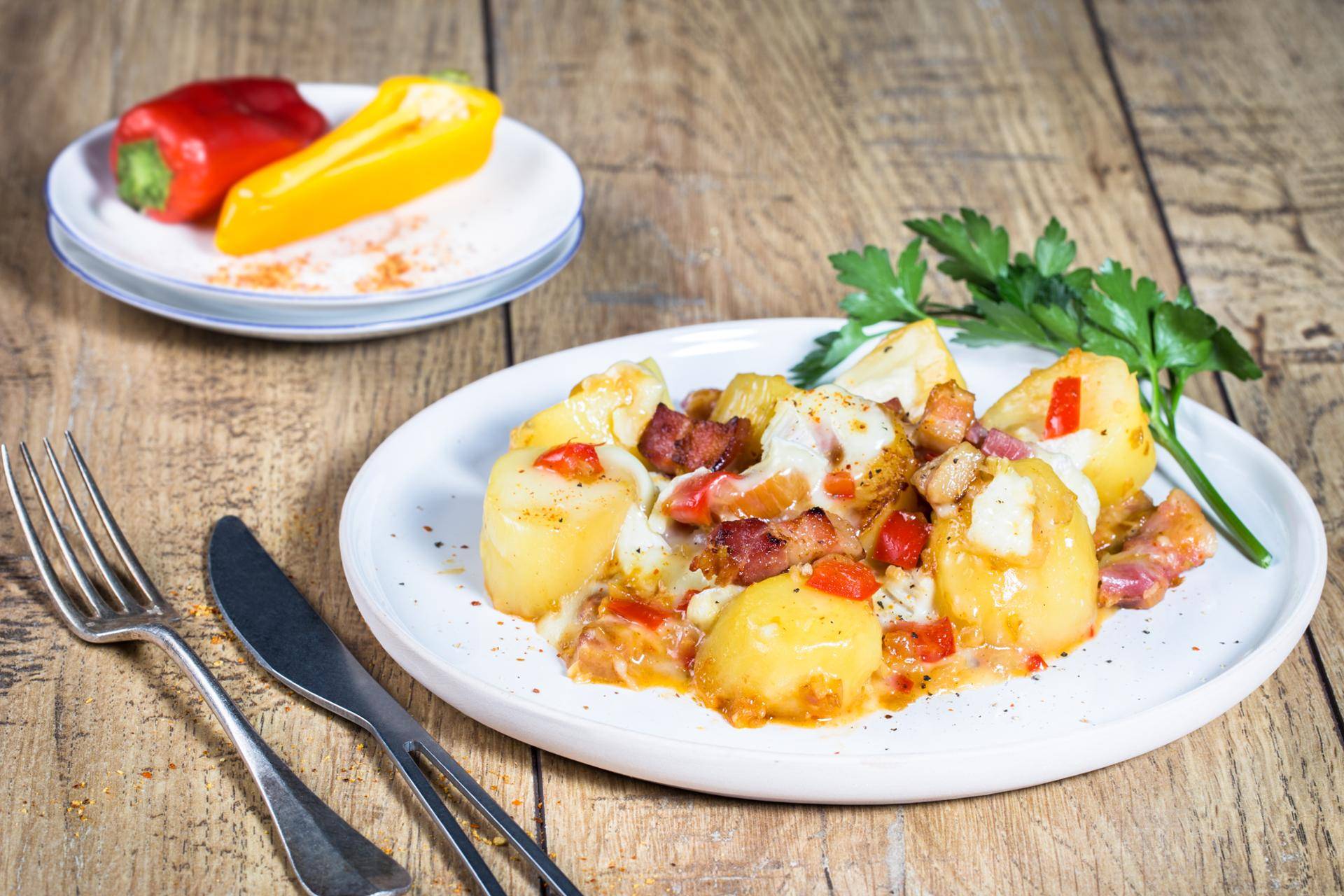 Tartiflette basquaise - Recette Cookeo | Moulinex