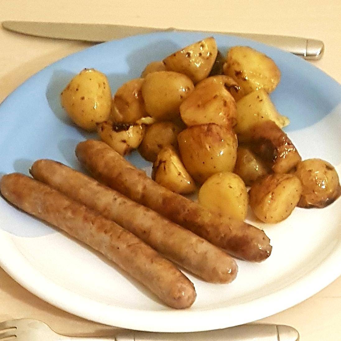 Chipolatas et pommes de terre sautées - Recepten Cookeo V3 | Moulinex