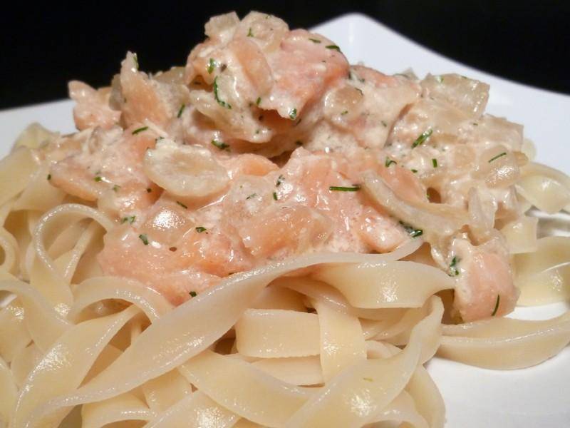 Tagliatelles au saumon - Recepten Cookeo V3 | Moulinex