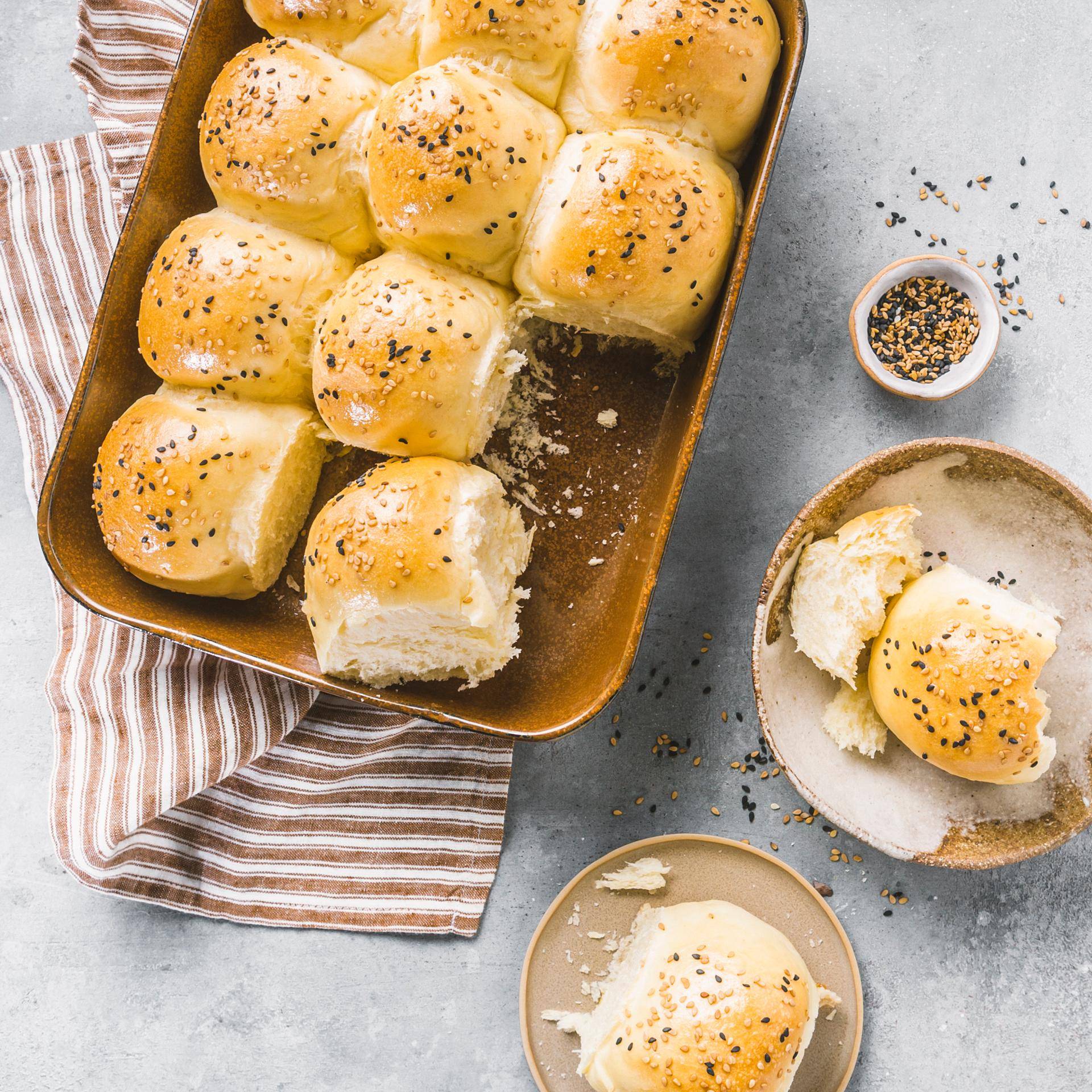 Pain brioché au sésame - Recette Companion | Moulinex