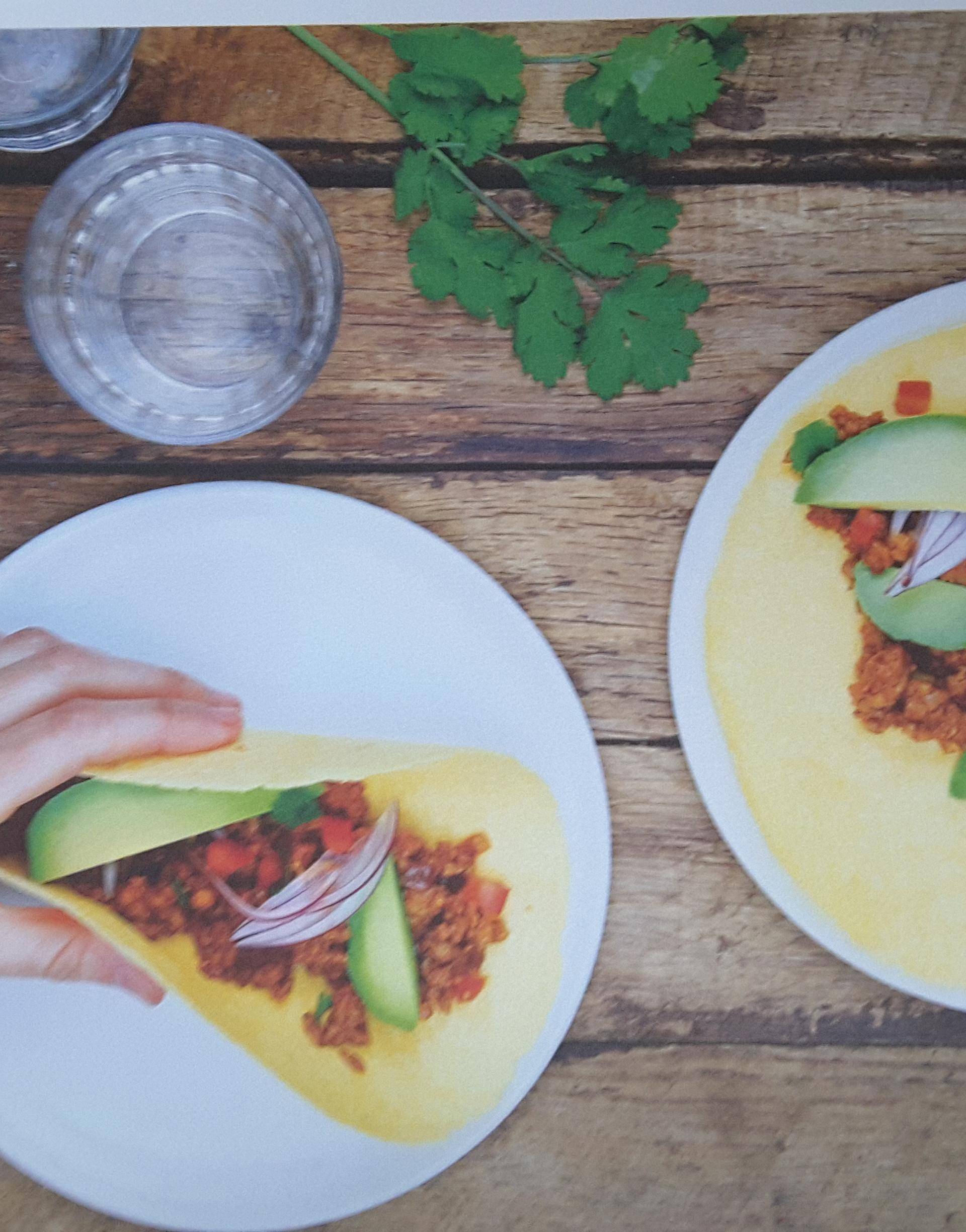 Tacos de porc haché à l'avocat - Recette Companion Connect XL | Moulinex