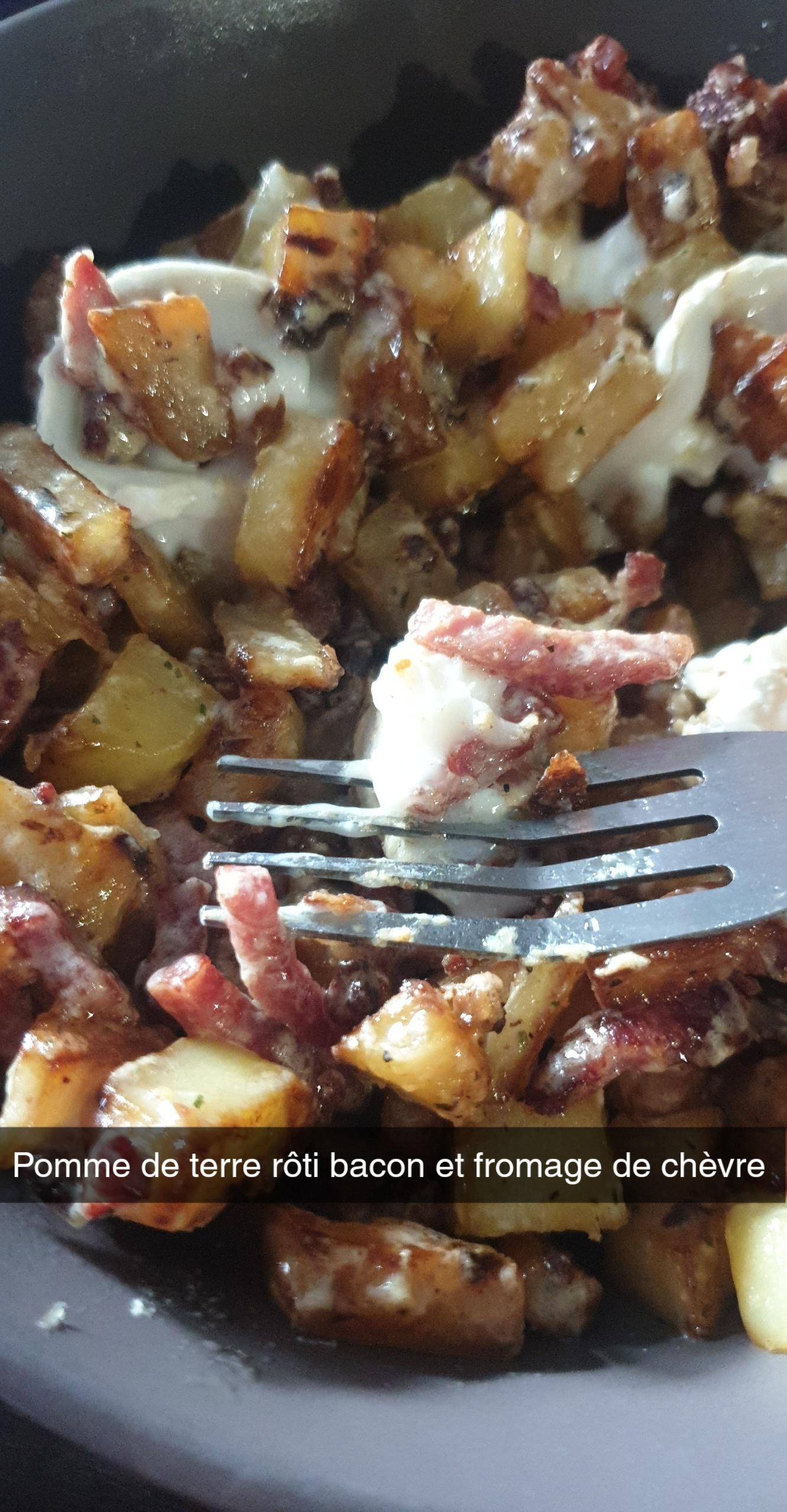Pomme de terre rôti bacon et chèvre - Recepten Cookeo | Moulinex