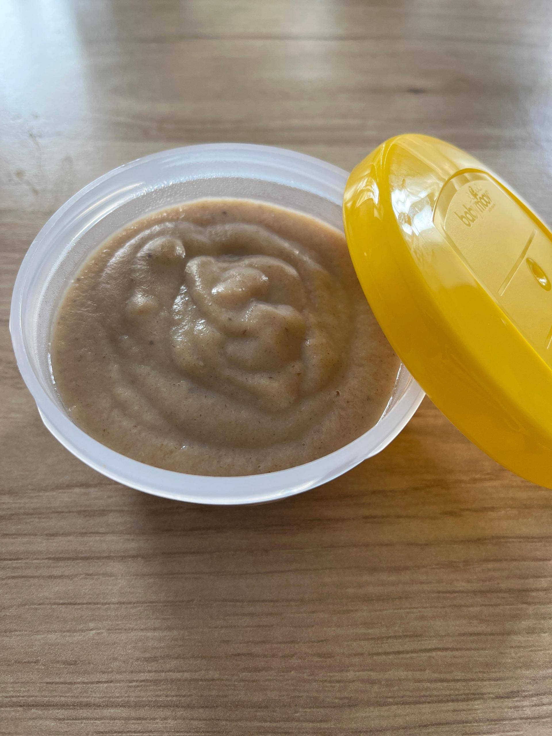 Compote bébé pomme-banane-biscuit - Recette Cookeo | Moulinex