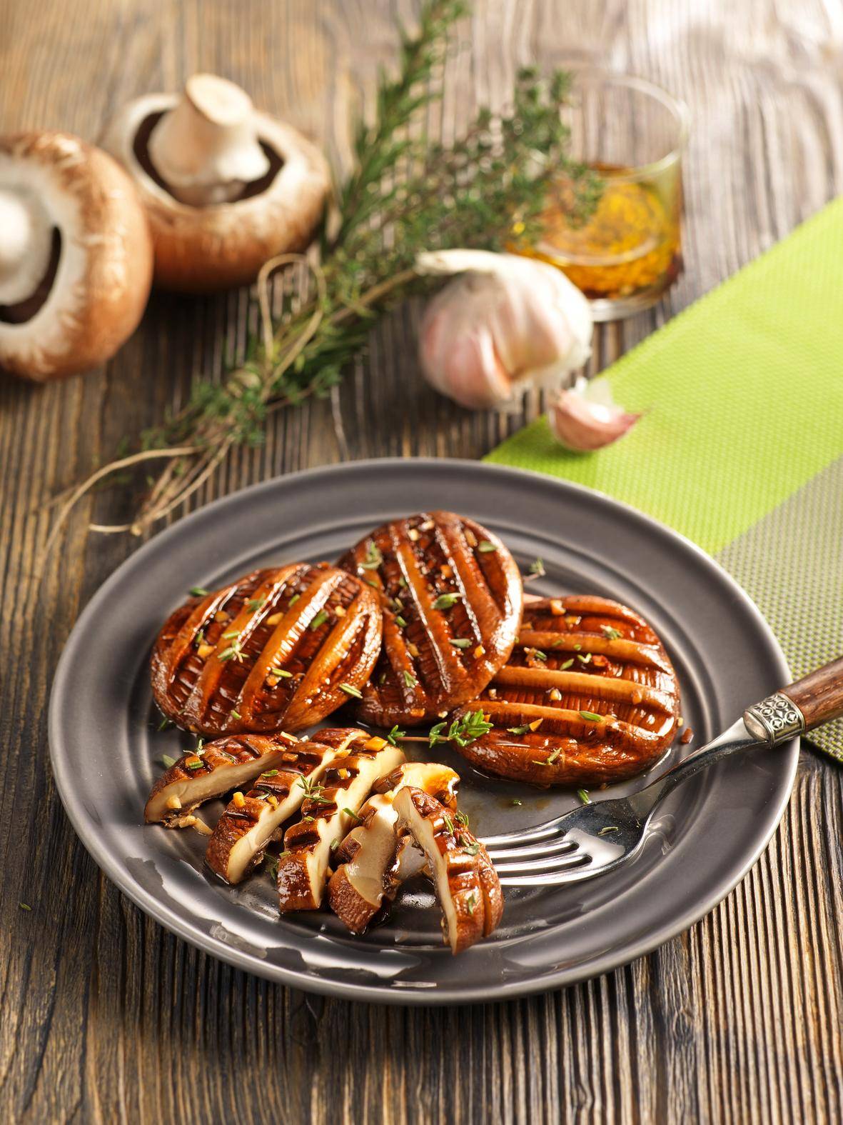 Champignons Portobello grillés - Recette EASY FRY & GRILL 2 in 1 MECHANICAL | Moulinex