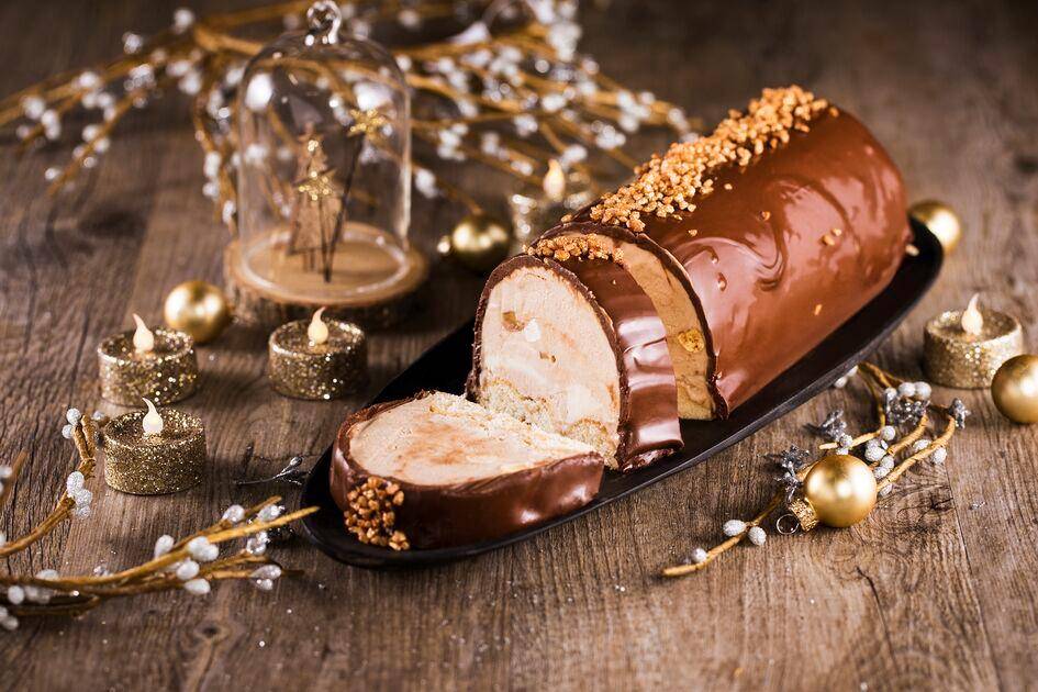 Bûche glacée au marron - Recepten Perfectmix Cook | Moulinex