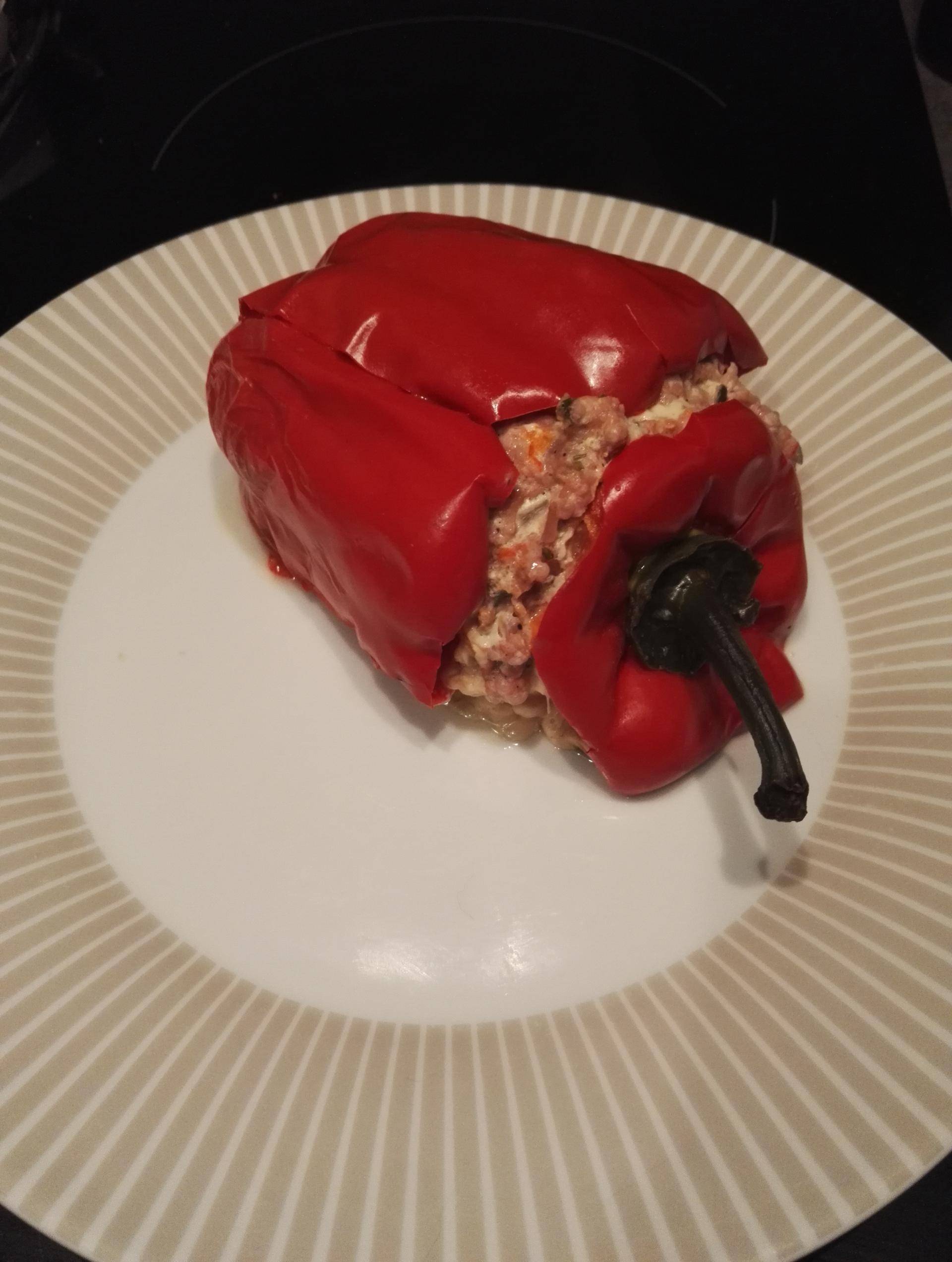 Poivron farci à la viande - Recepten Cookeo | Moulinex