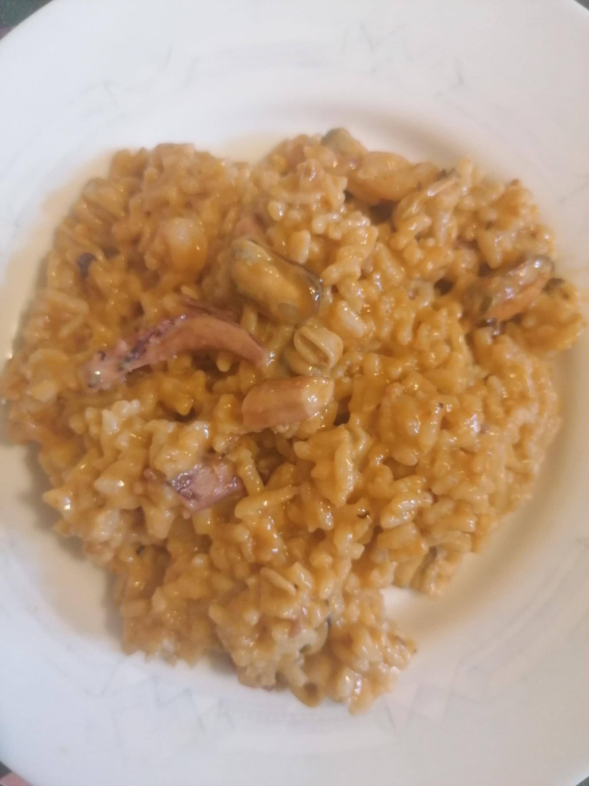 Risotto fruits de mer bisque homard - Recepten Cookeo | Moulinex