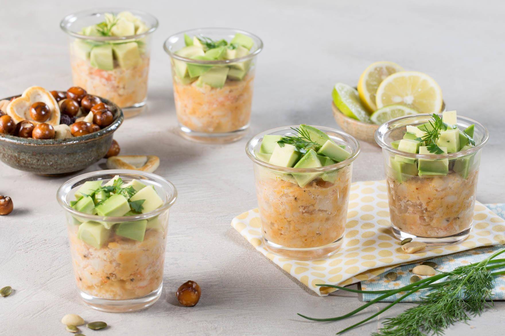 Verrines crevette-avocat - Recette Cookeo | Moulinex