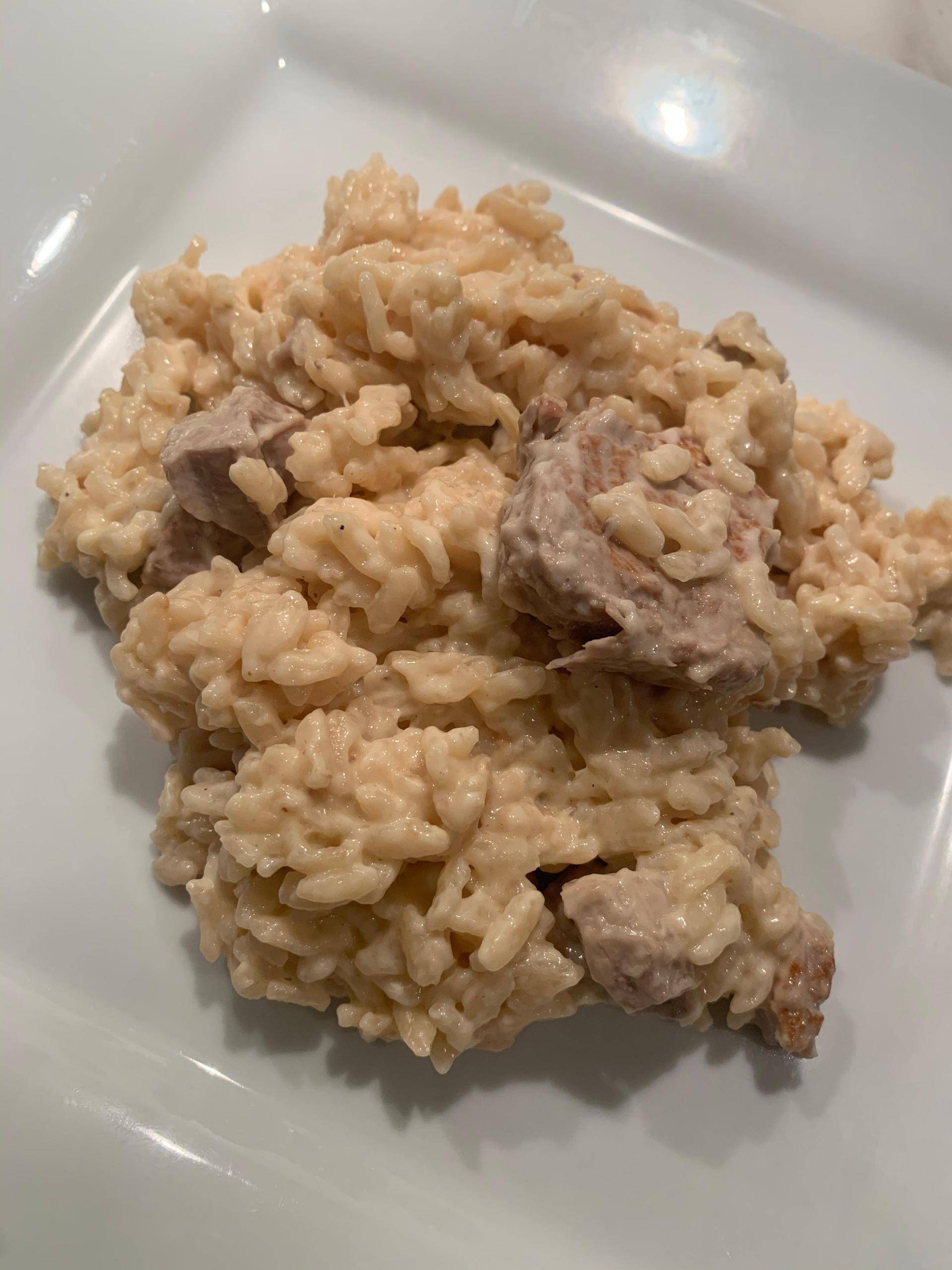 Risotto crémeux poulet chorizo - Recette Cookeo | Moulinex