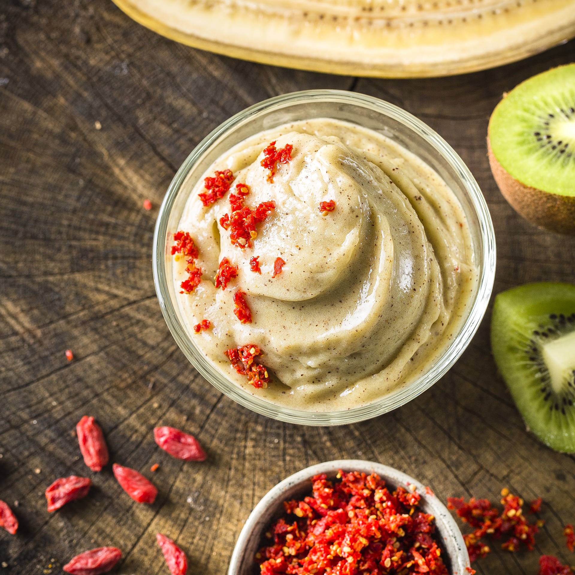 Sorbet aux kiwis, bananes & baies de Goji - Recepten Ultrablend Boost | Moulinex