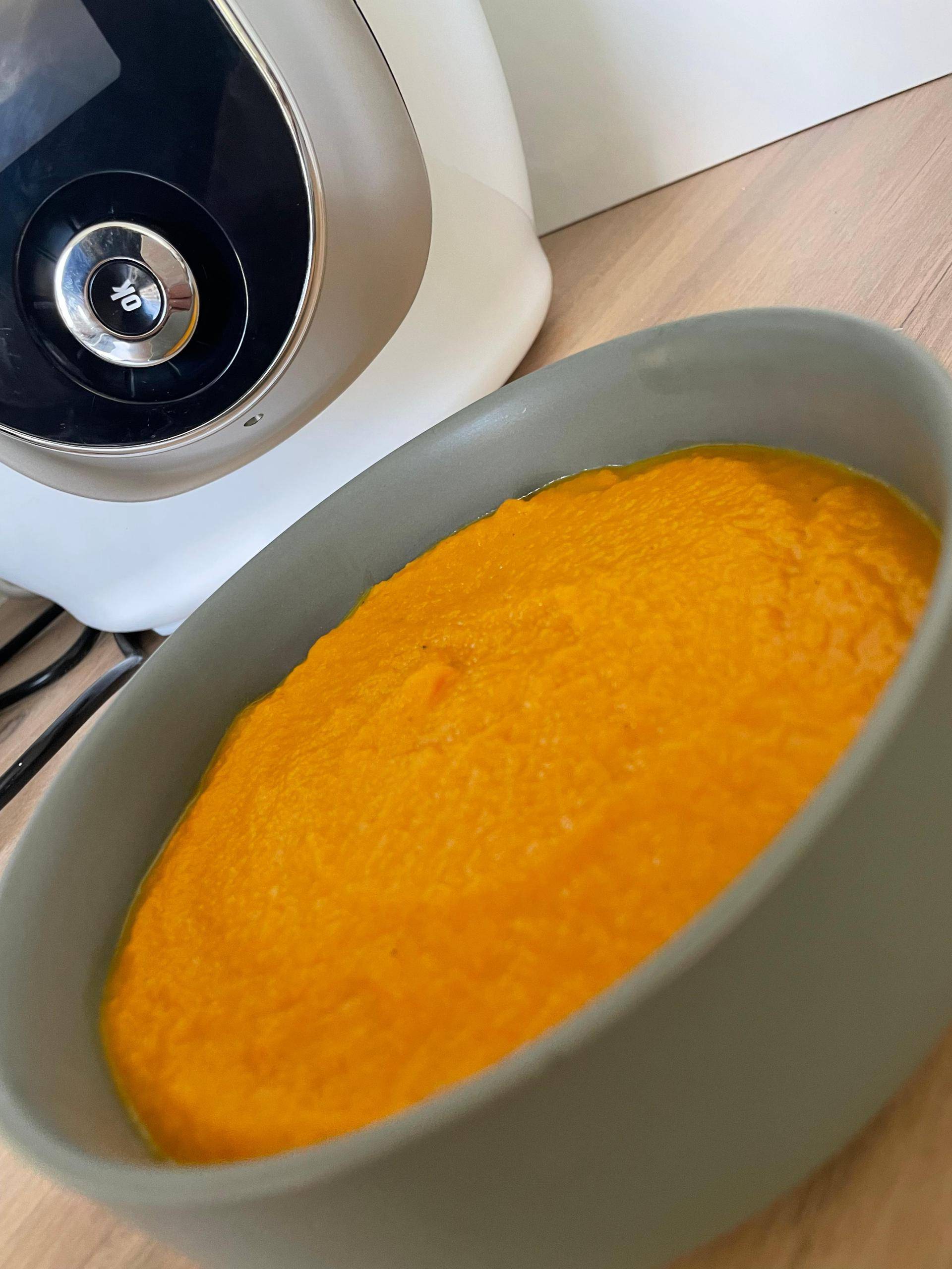 Velouté de carottes au curry, curcuma et lait de coco - Recepten Cookeo | Moulinex