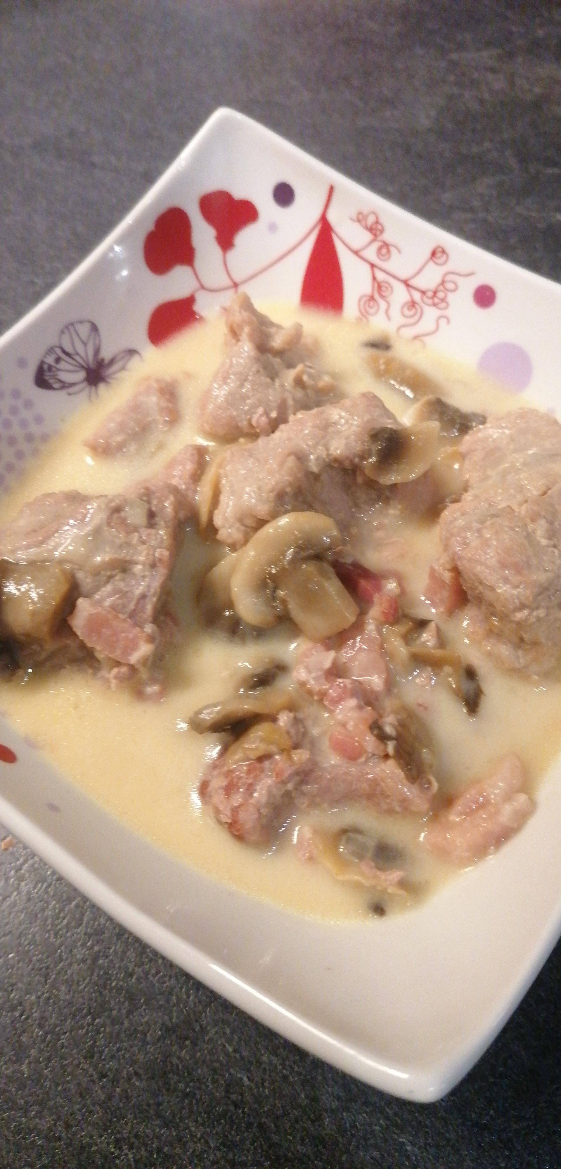 Sauté de porc à la crème - Recette Cookeo V3 | Moulinex