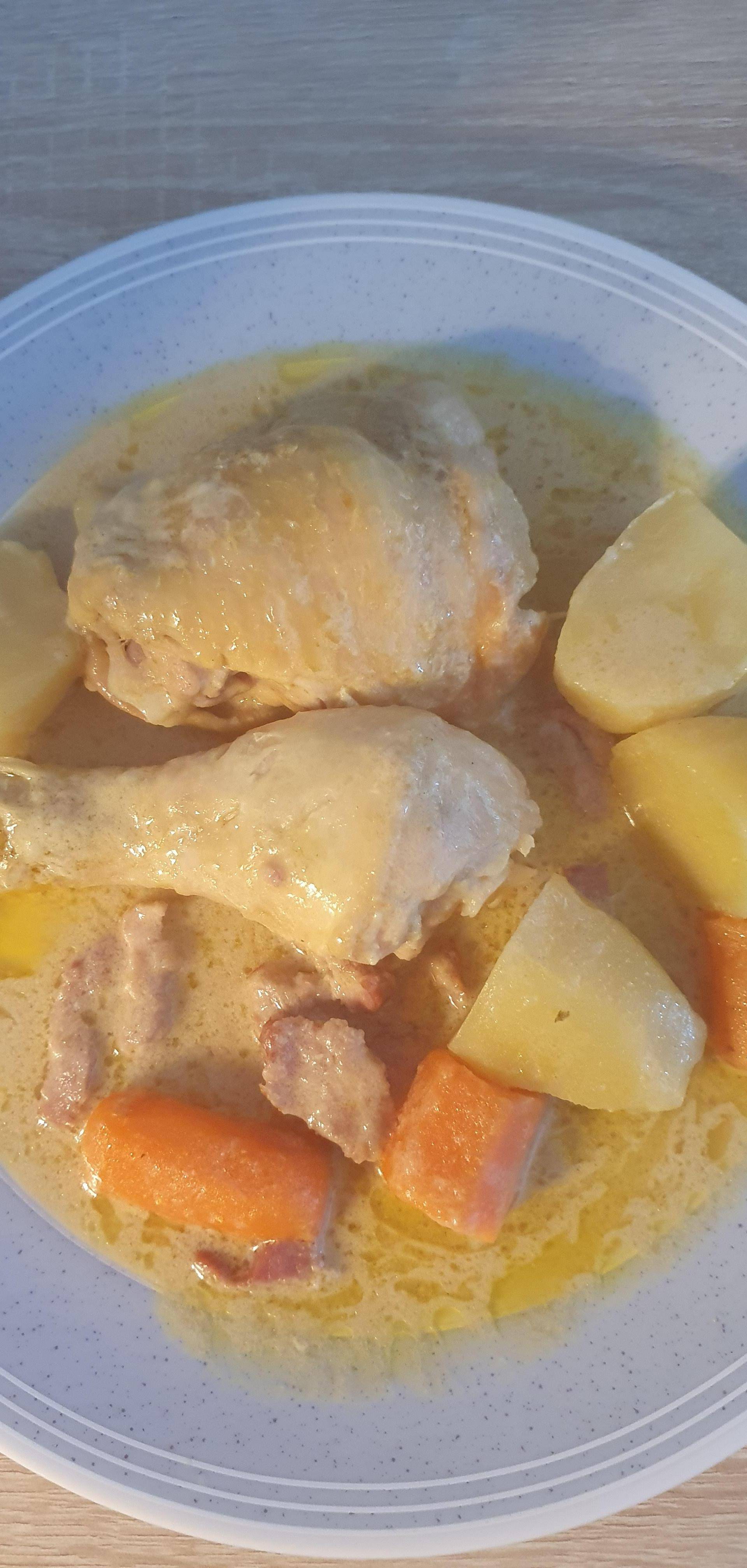 Cuisses de poulet curry coco - Recette Companion Connect XL | Moulinex