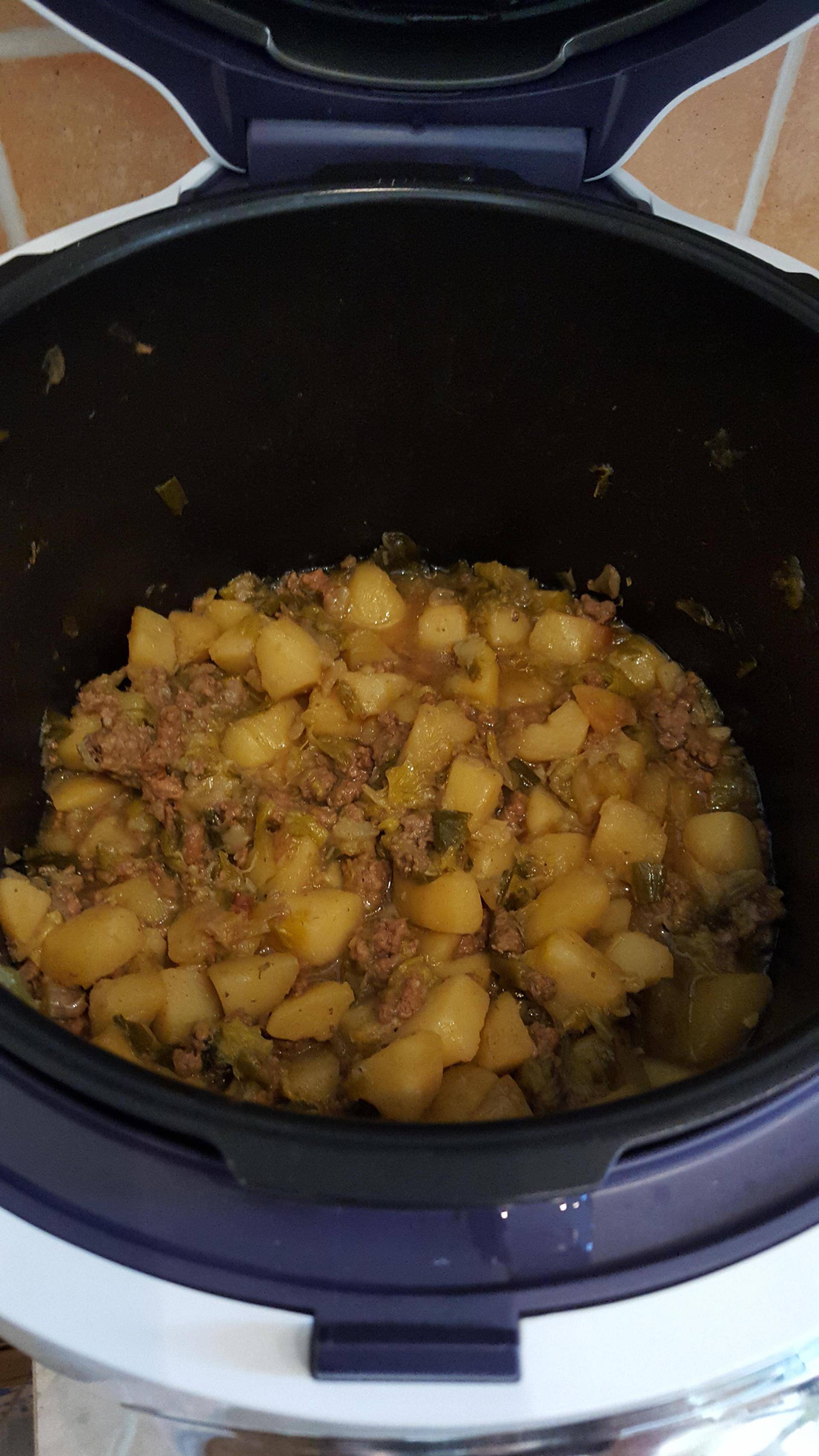 Potée de pommes de terre et poireaux au boeuf - Recepten Cookeo | Moulinex