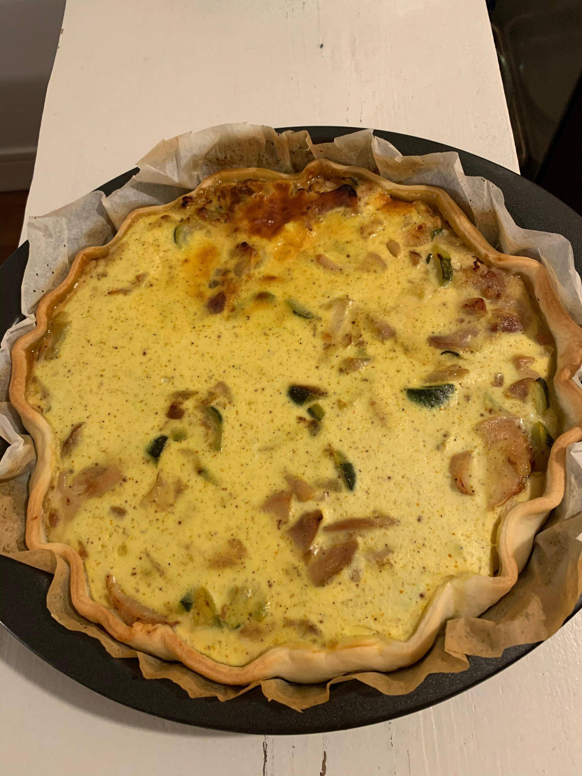 Quiche light au Poulet Courgette et Curry - Recepten Cookeo V3 | Moulinex