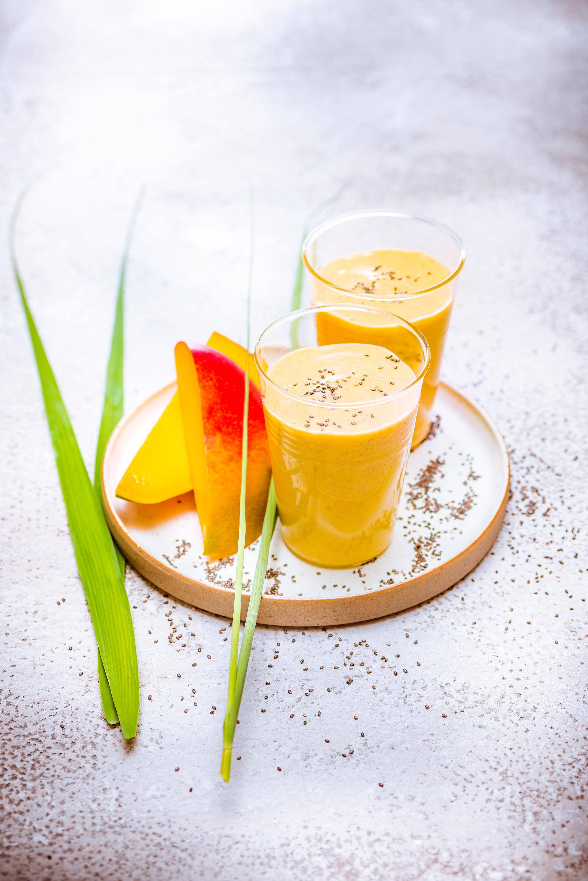 Lassi aux graines de chia et à la mangue - Recepten Ultrablend Cook | Moulinex
