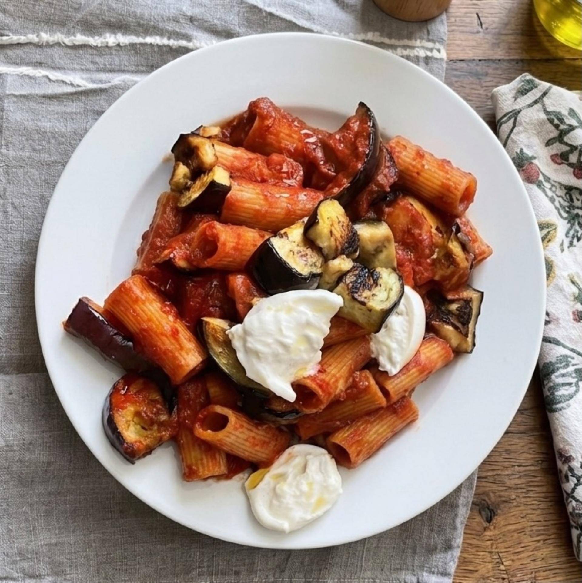 Rigatoni alla norma - Recette Cookeo 9in1 | Moulinex