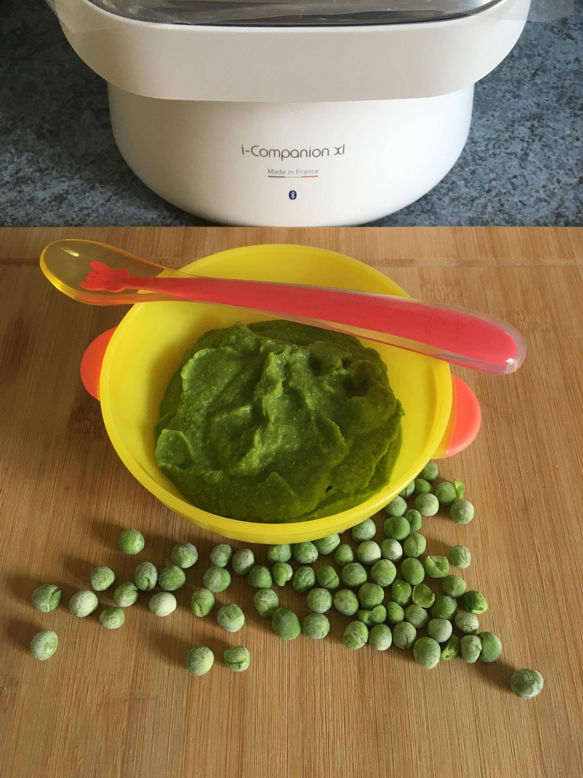 Purée de petits pois pour bébé - Recepten Companion Connect XL | Moulinex